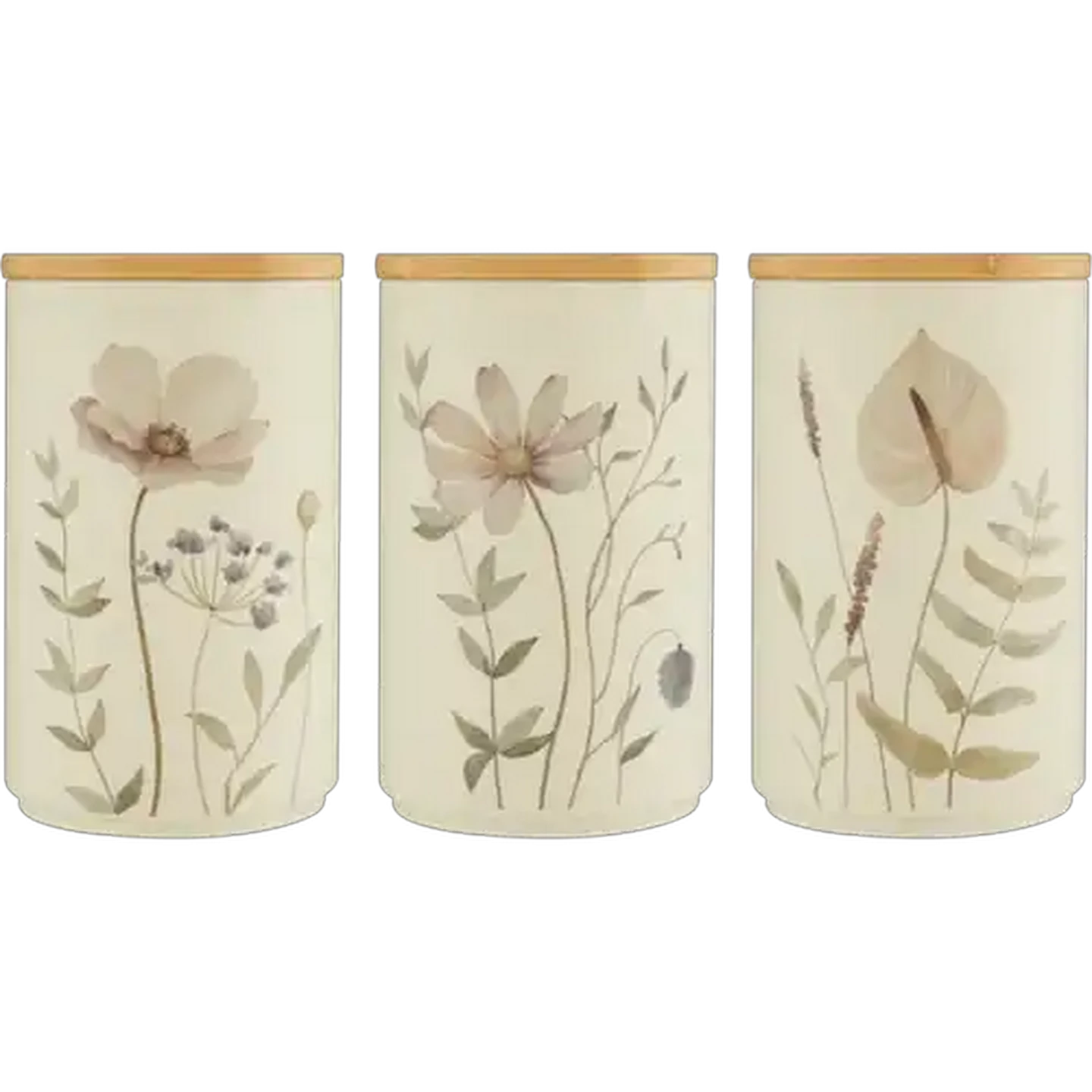 Image of Blossom Canister Set 3 Piece