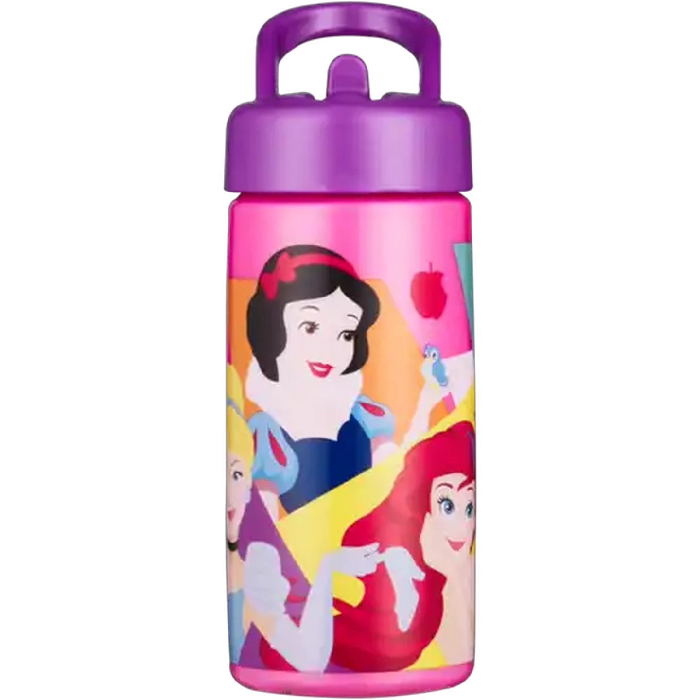 Image of Disney Princess Pink Plastic Sippy Bottle 410ml