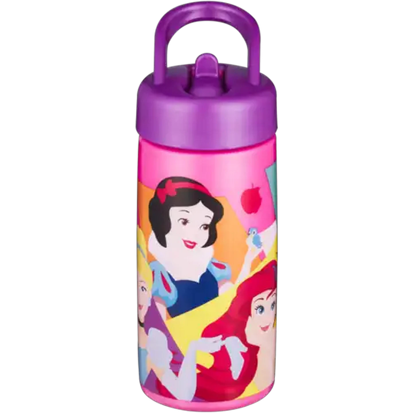 Image of Disney Princess Pink Plastic Sippy Bottle 410ml