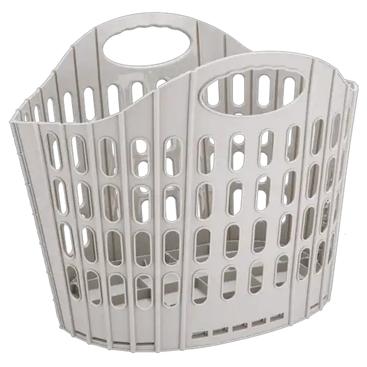 Image of Foldable Grey Laundry Basket 38L