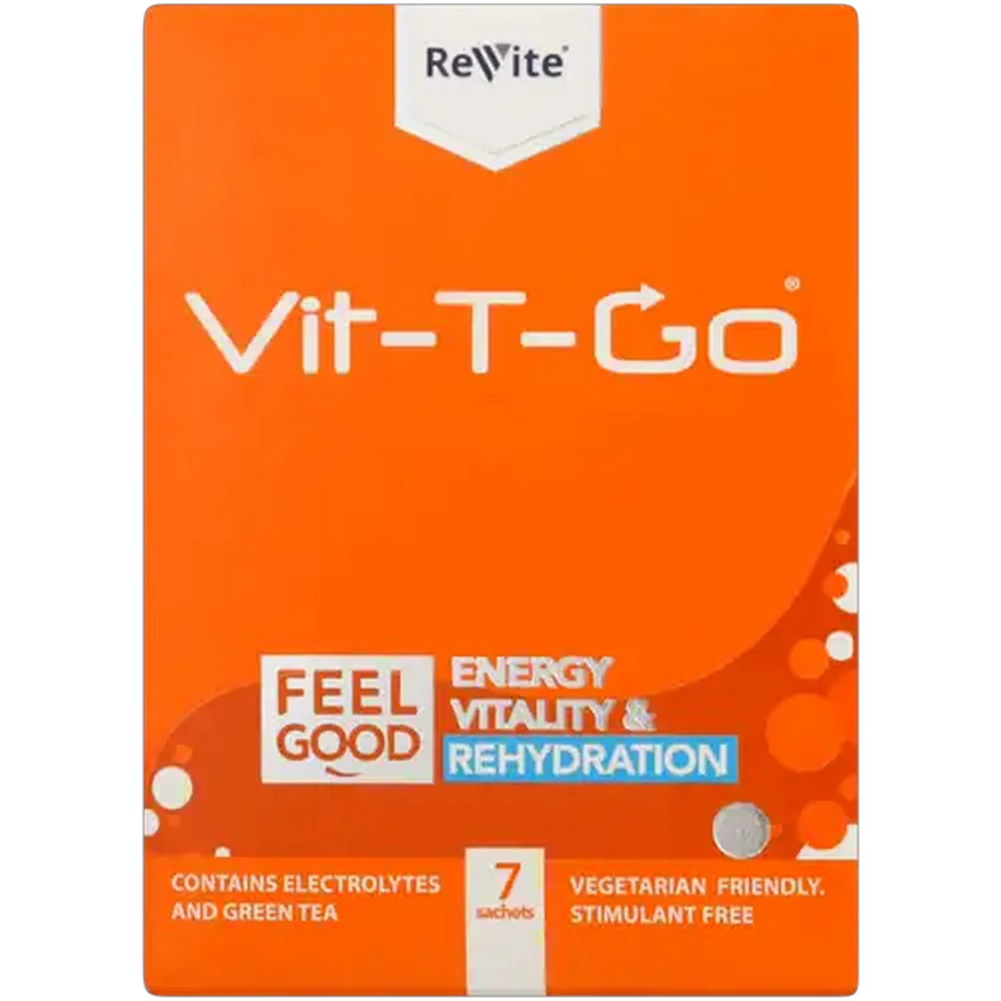 Image of Revite Vit-T-Go Rehydration Supplement 7 Pack