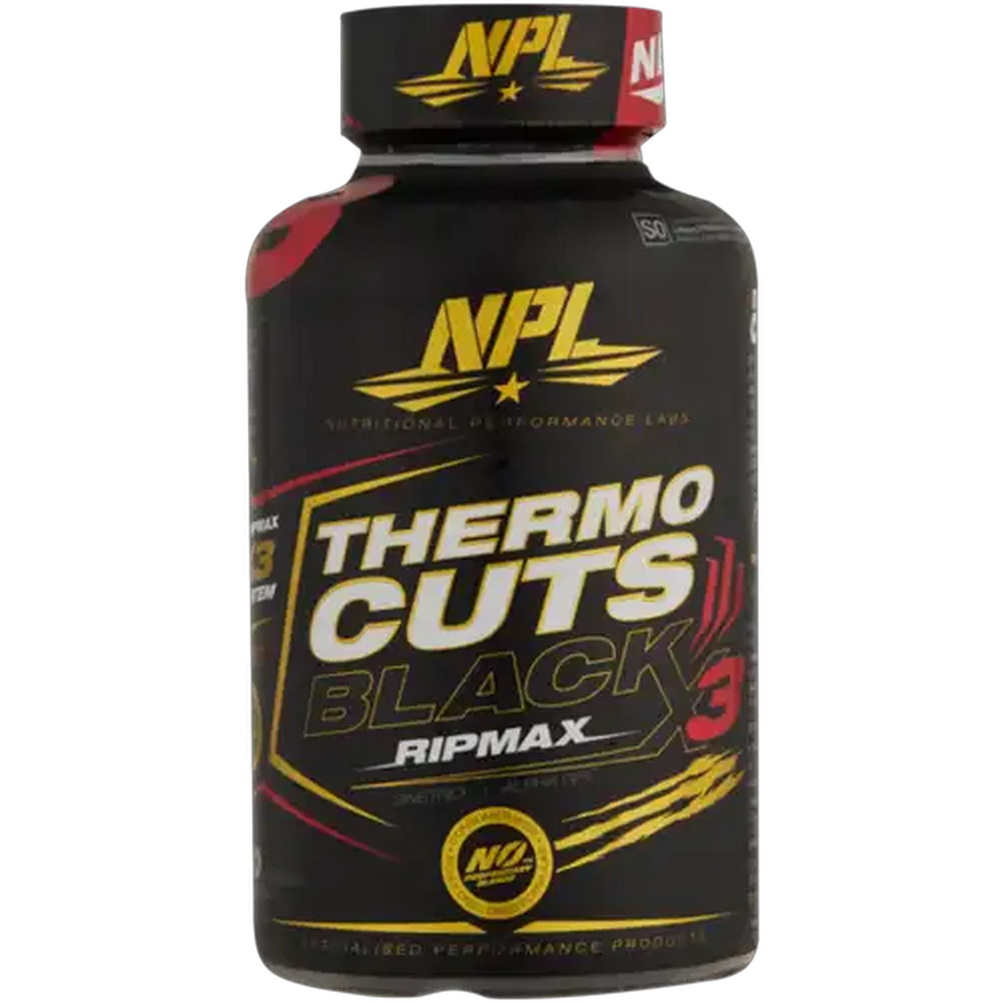 Image of NPL Thermo Cuts Black Fat Loss Agent Capsules 40 Pack
