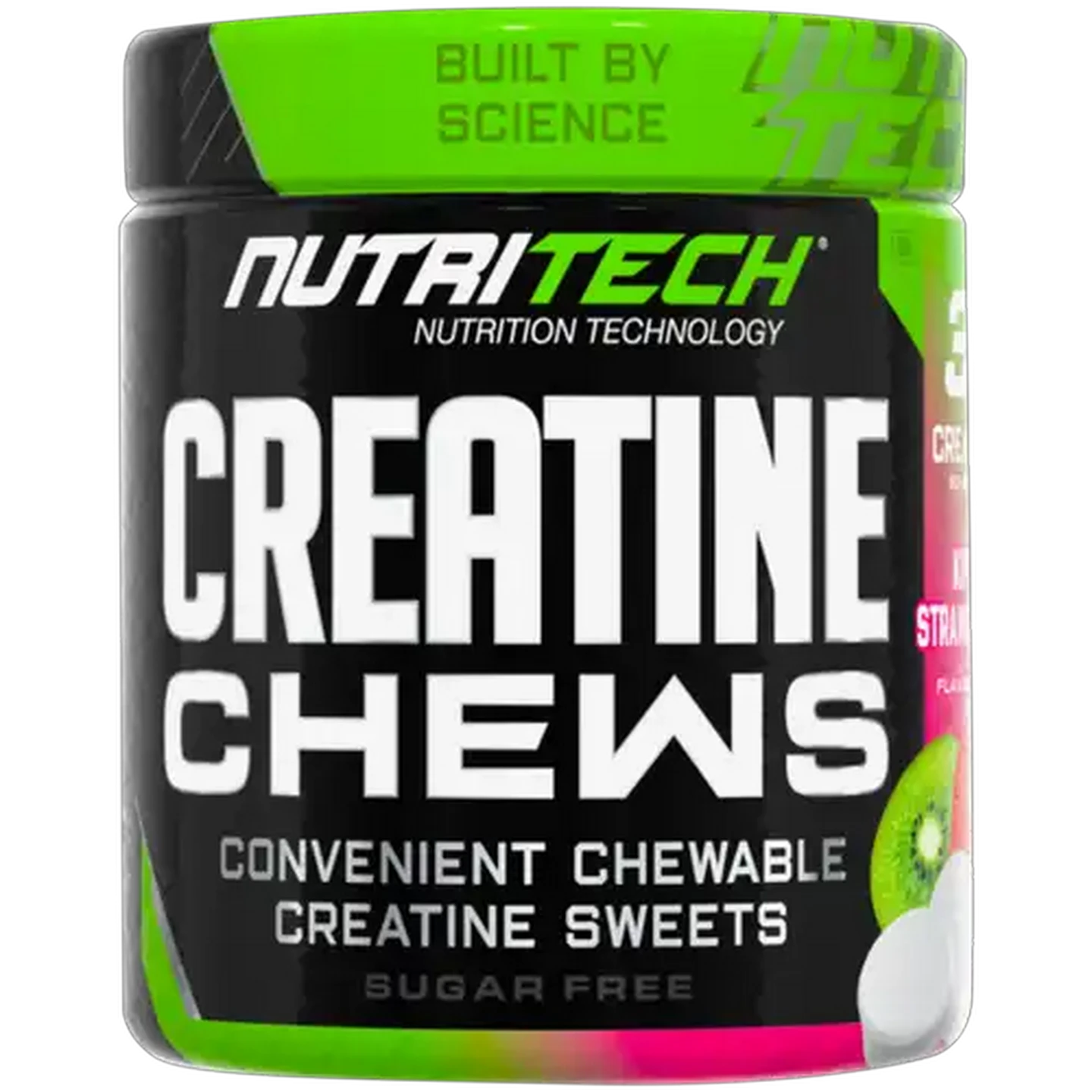 Image of NutriTech Kiwi Strawberry Flavour Creatine Chews 400g