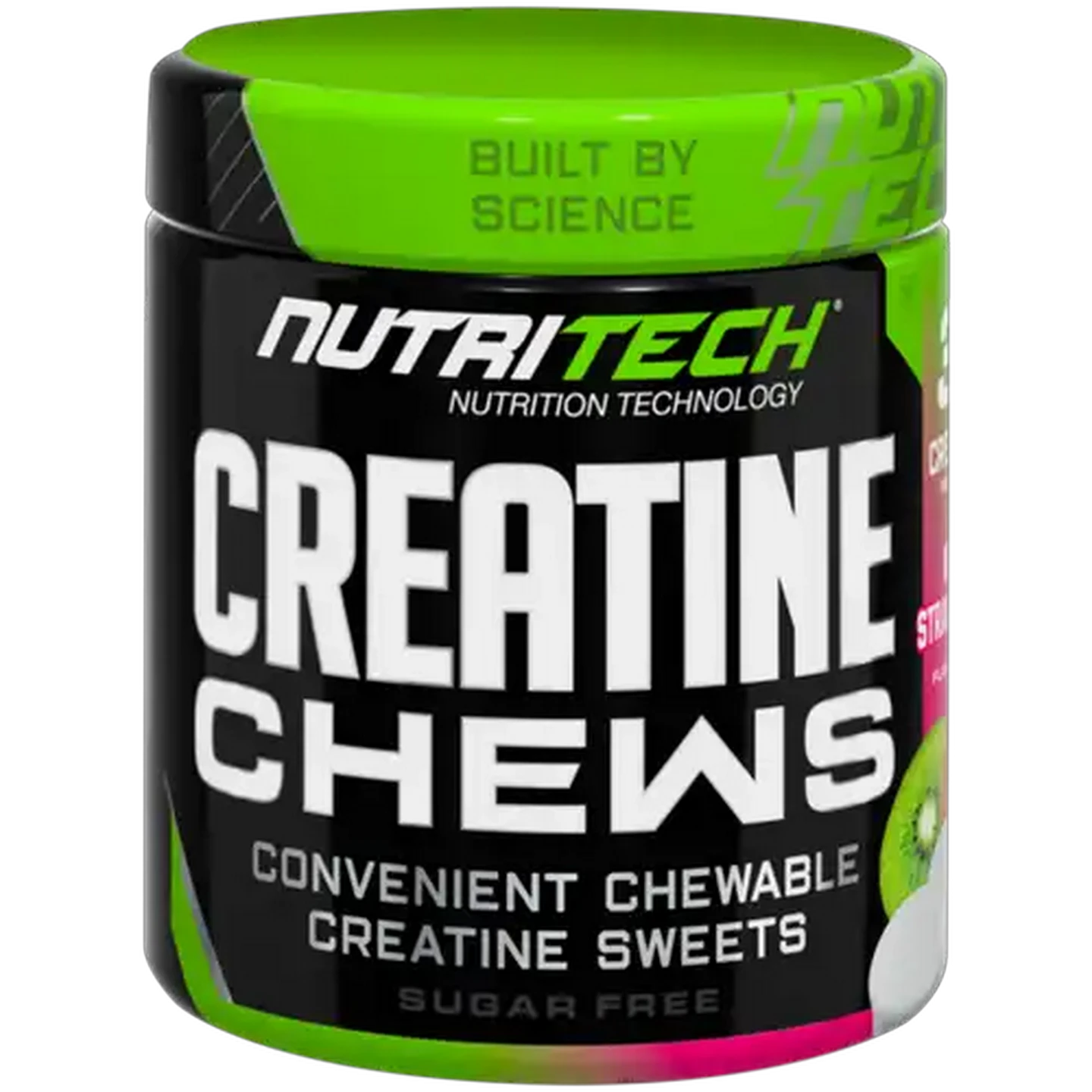 Image of NutriTech Kiwi Strawberry Flavour Creatine Chews 400g