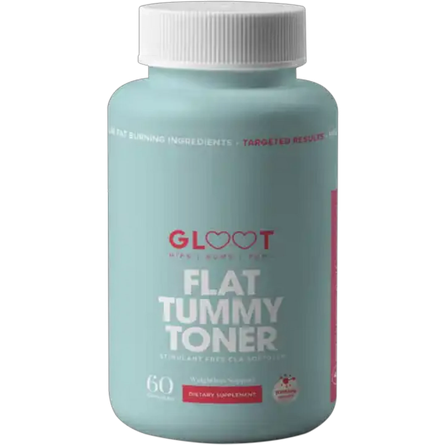 Image of Gloot Flat Tummy Toner Softgel Capsules 60 Pack