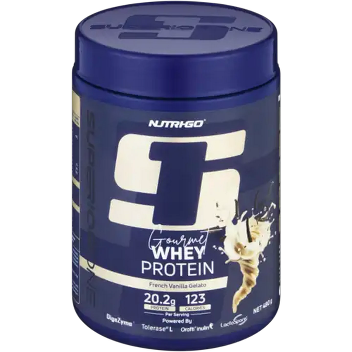 Image of Nutri-Go French Vanilla Gelato Gourmet Whey Protein 480g