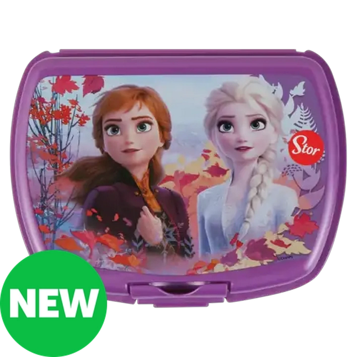 Image of Frozen Princess Purple Rectangular Lunch Box