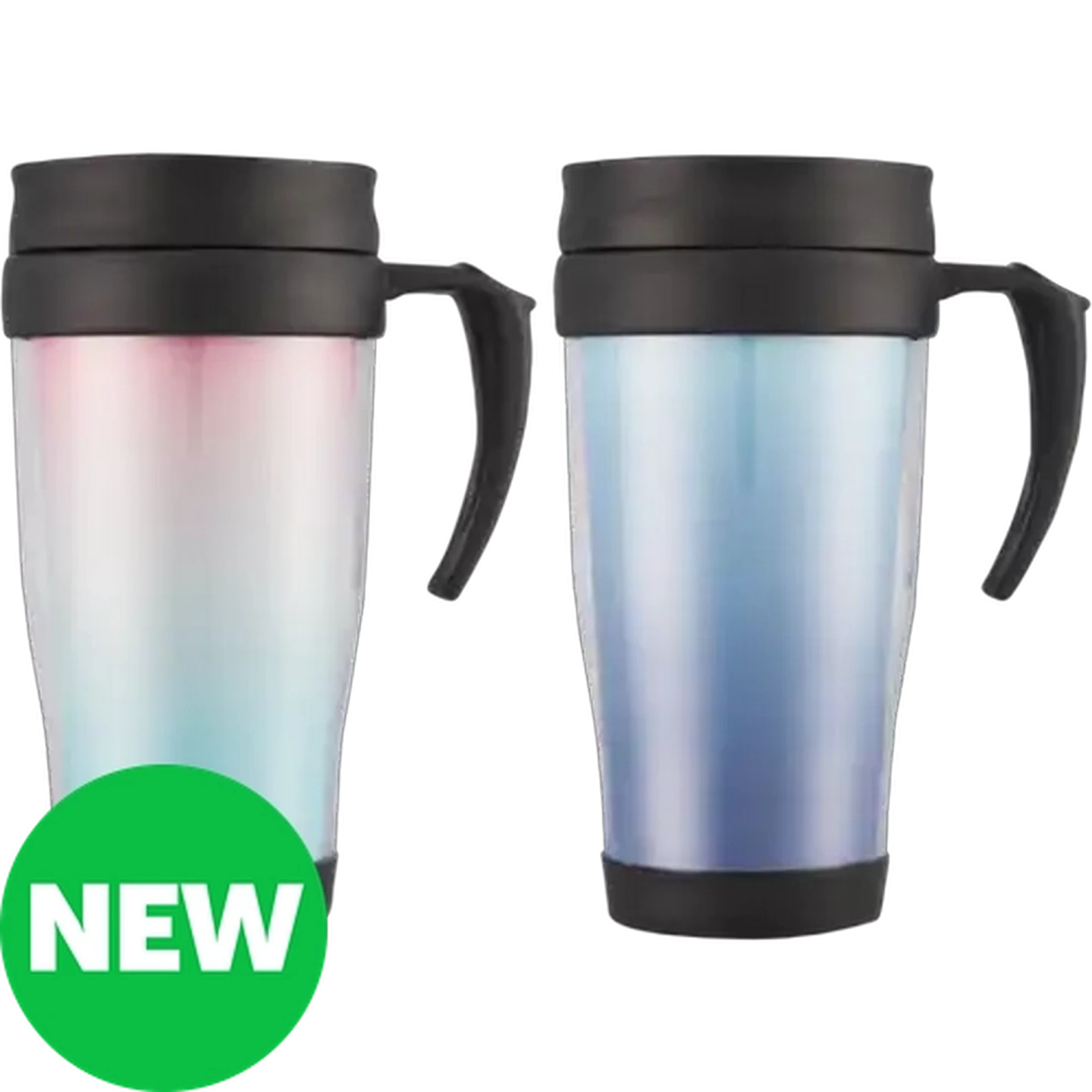 Image of Cutting Edge Double Wall Travel Mug 420ml (Colour May Vary)