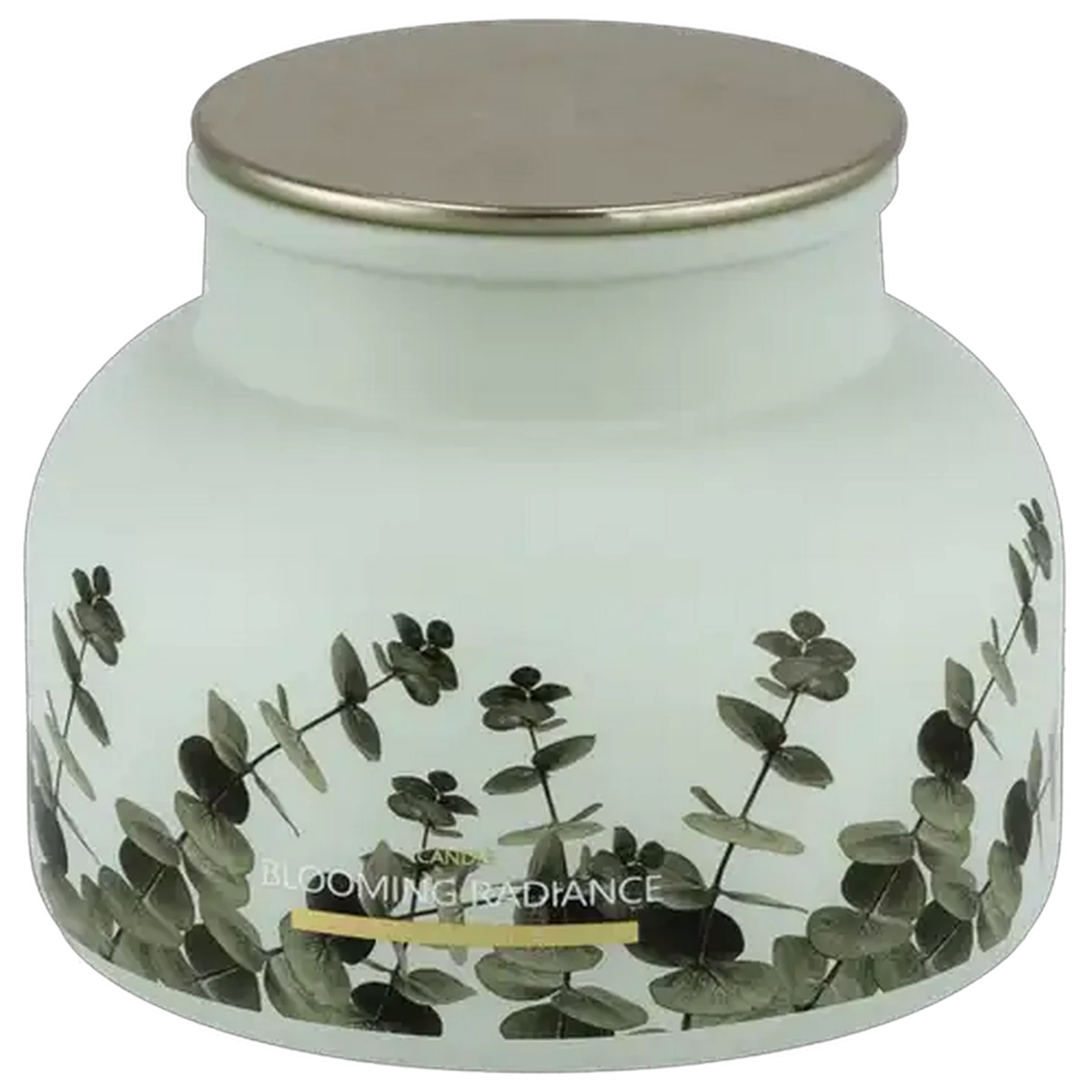 Image of English Blossom Candle Jar with Lid  12 x 10cm