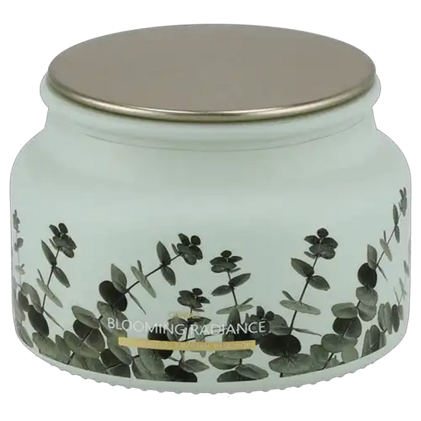Image of English Blossom Candle Jar with Lid 9 x 7cm