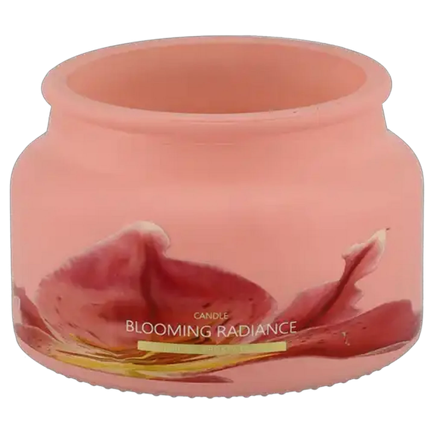 Image of Frosty Blossom Candle Jar with Lid 9 x 7cm