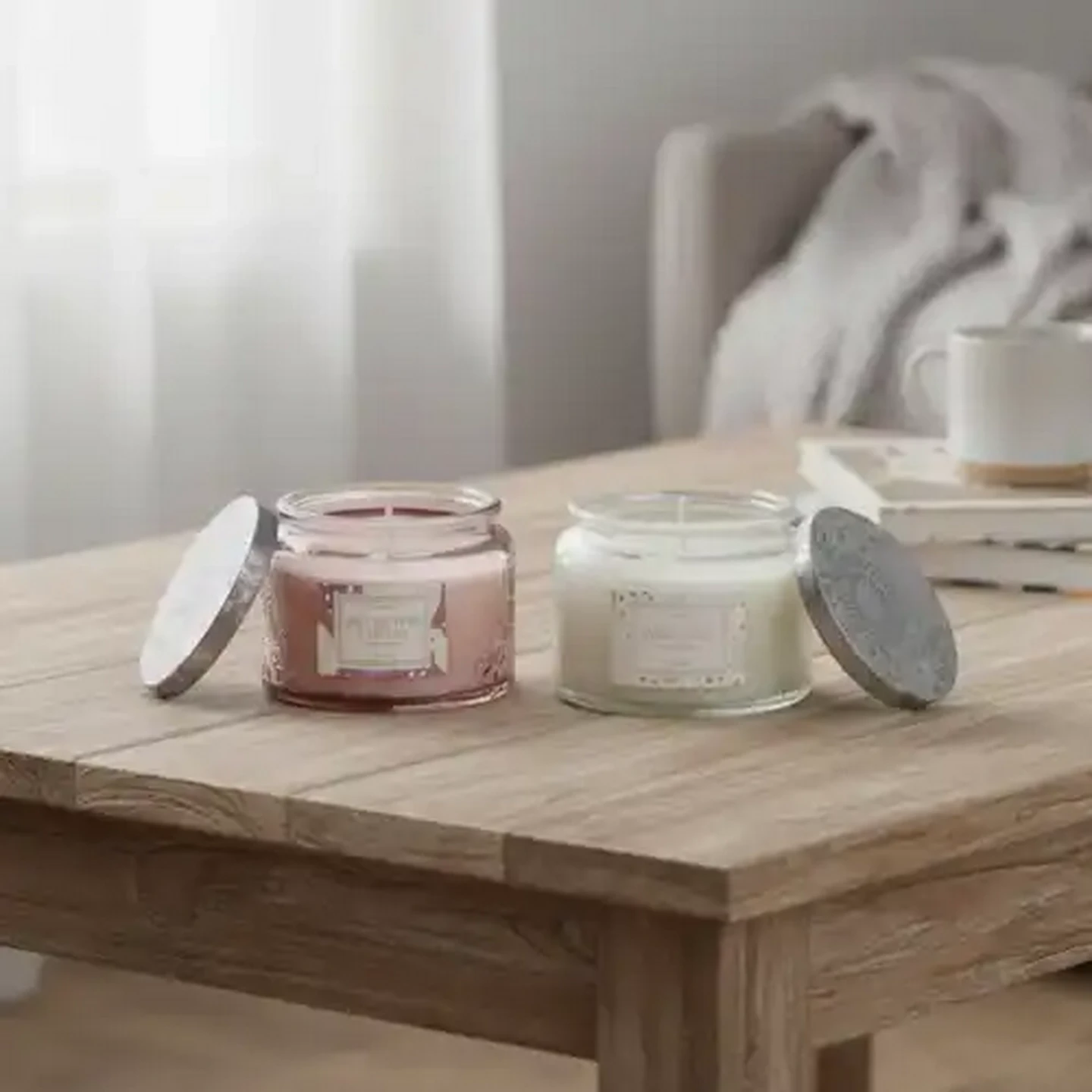 Image of Scented Candle in Glass Jar with Lid 50g (Scent May Vary)