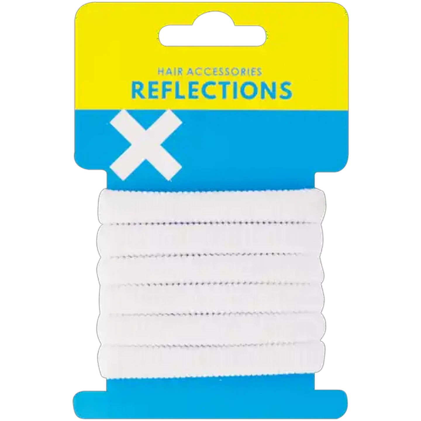 Image of Reflections White Knitted Pony Bands 6-Pack