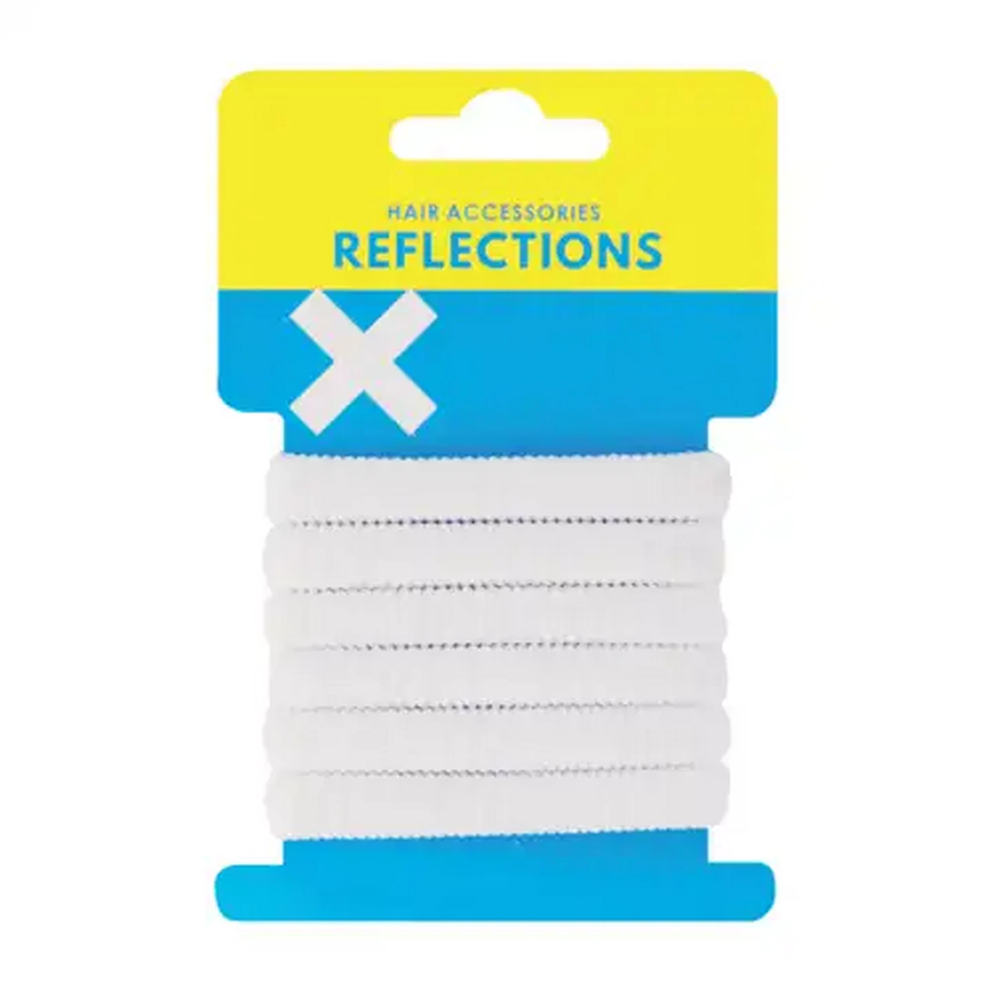 Image of Reflections White Knitted Pony Bands 6-Pack