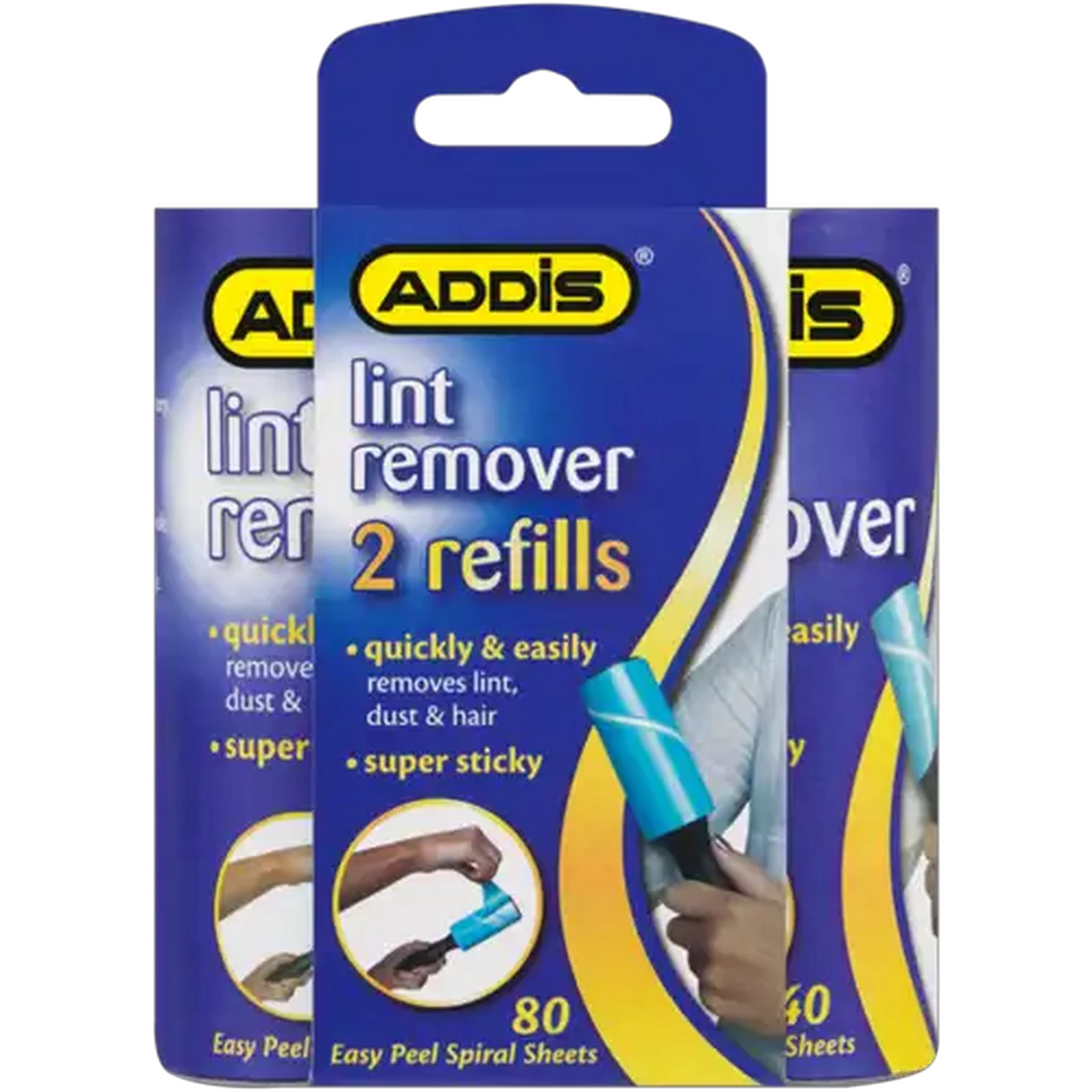 Image of ADDIS Lint Remover Refills 2 x 40 Sheets