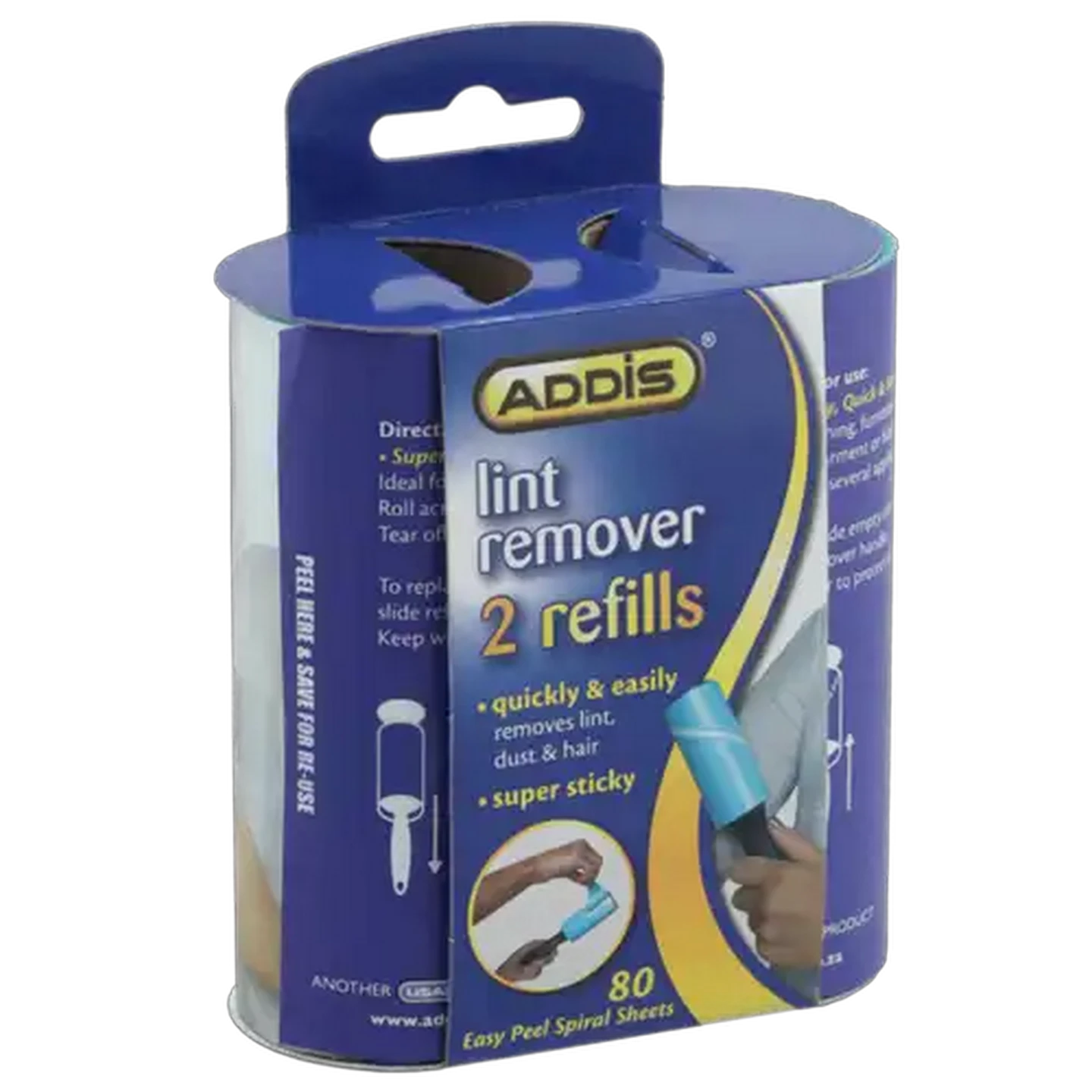 Image of ADDIS Lint Remover Refills 2 x 40 Sheets