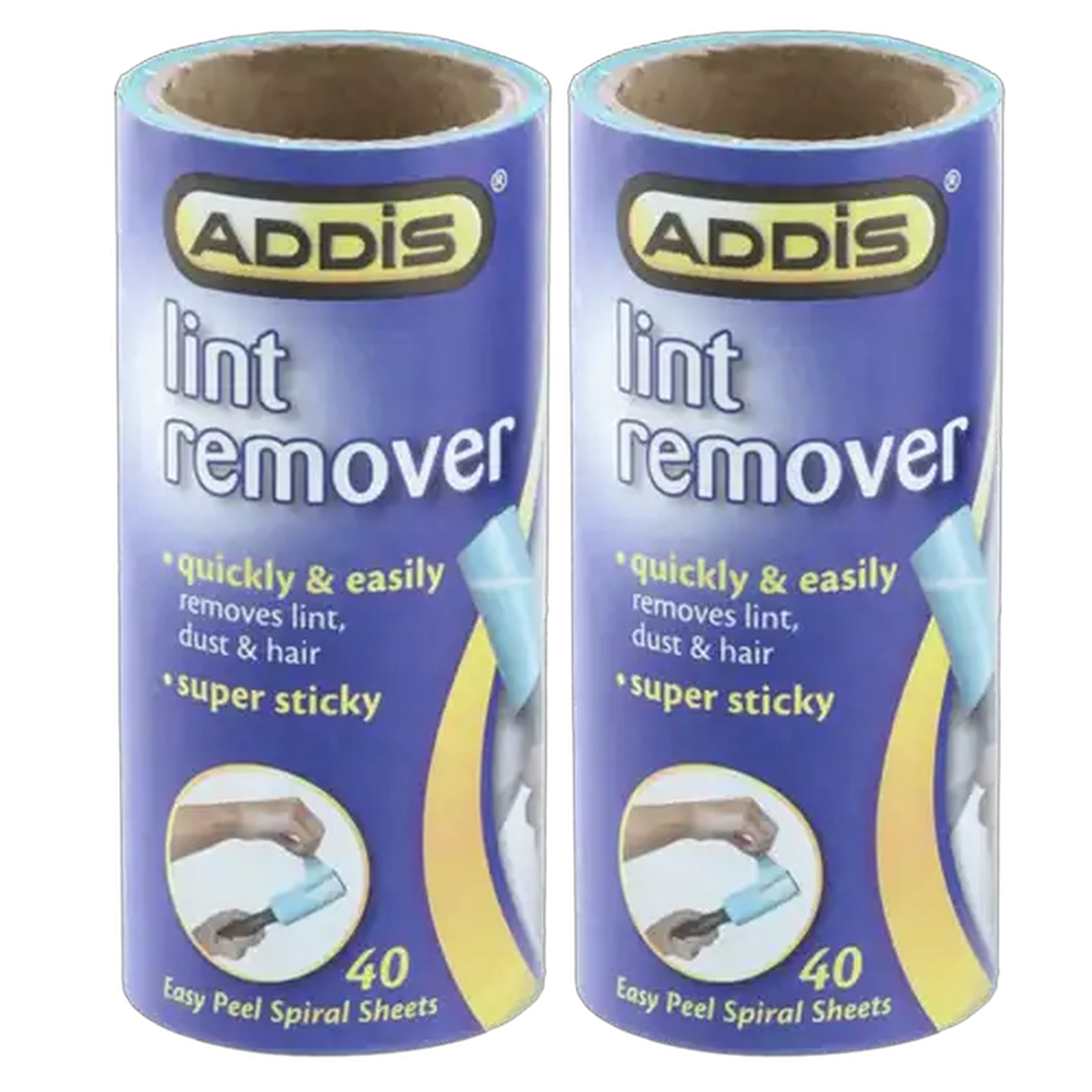 Image of ADDIS Lint Remover Refills 2 x 40 Sheets