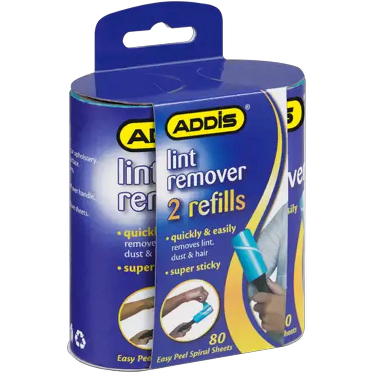 Image of ADDIS Lint Remover Refills 2 x 40 Sheets
