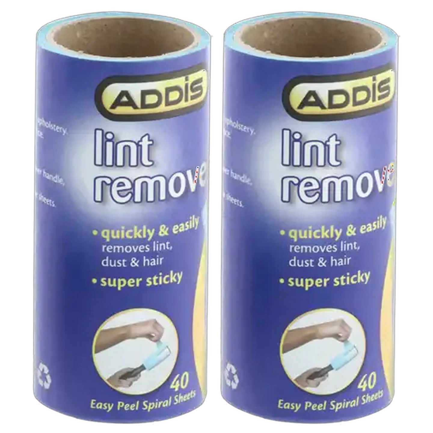 Image of ADDIS Lint Remover Refills 2 x 40 Sheets