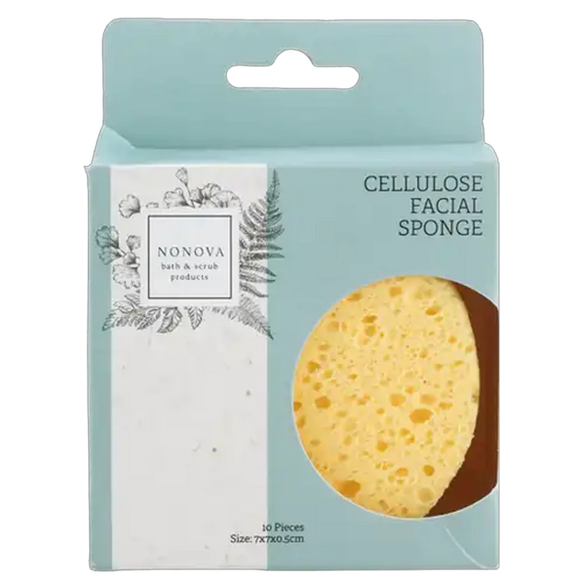 Checkers Sixty60 | Nonova Cellulose Face Sponge 7 x 7 x 0.5cm 10-Pack