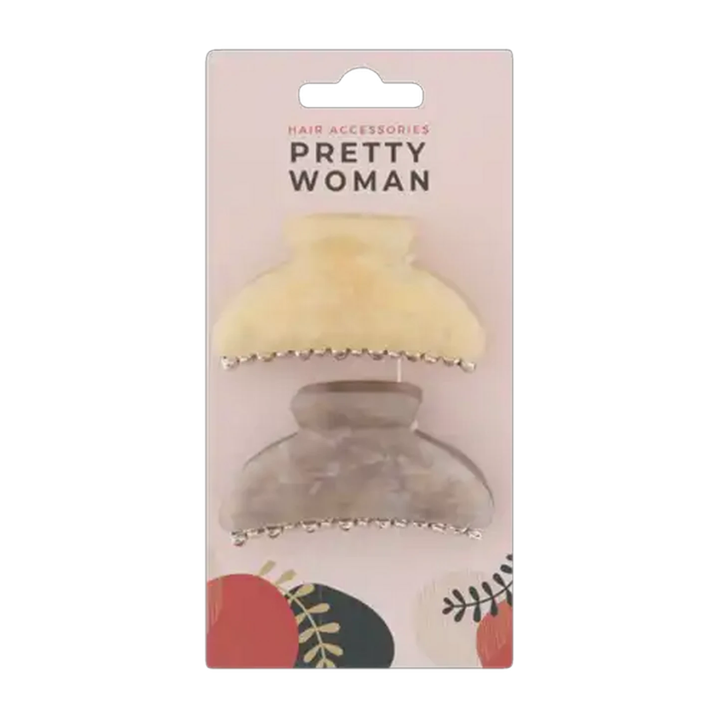 Image of Pretty Woman Marble Style Hair Claw 2pc