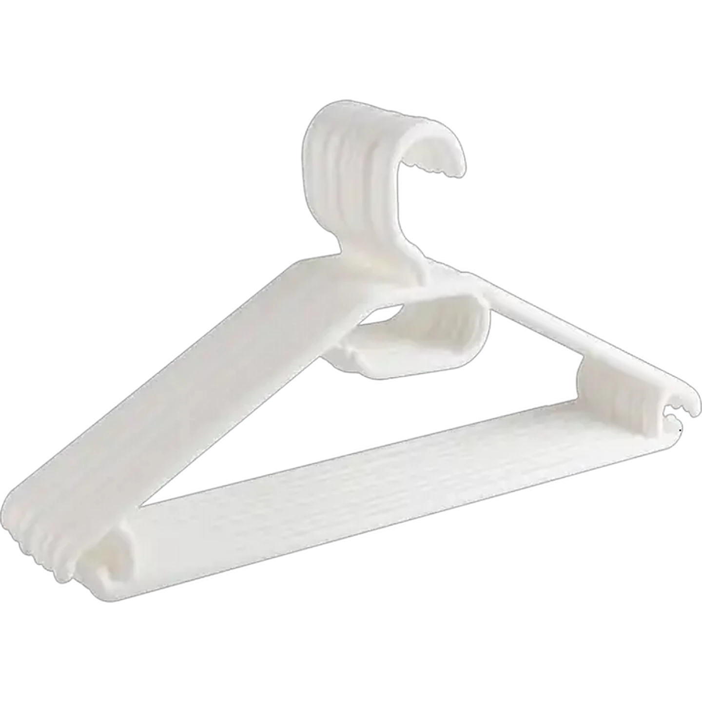 Image of Hyper Value White Hangers 10-Pack