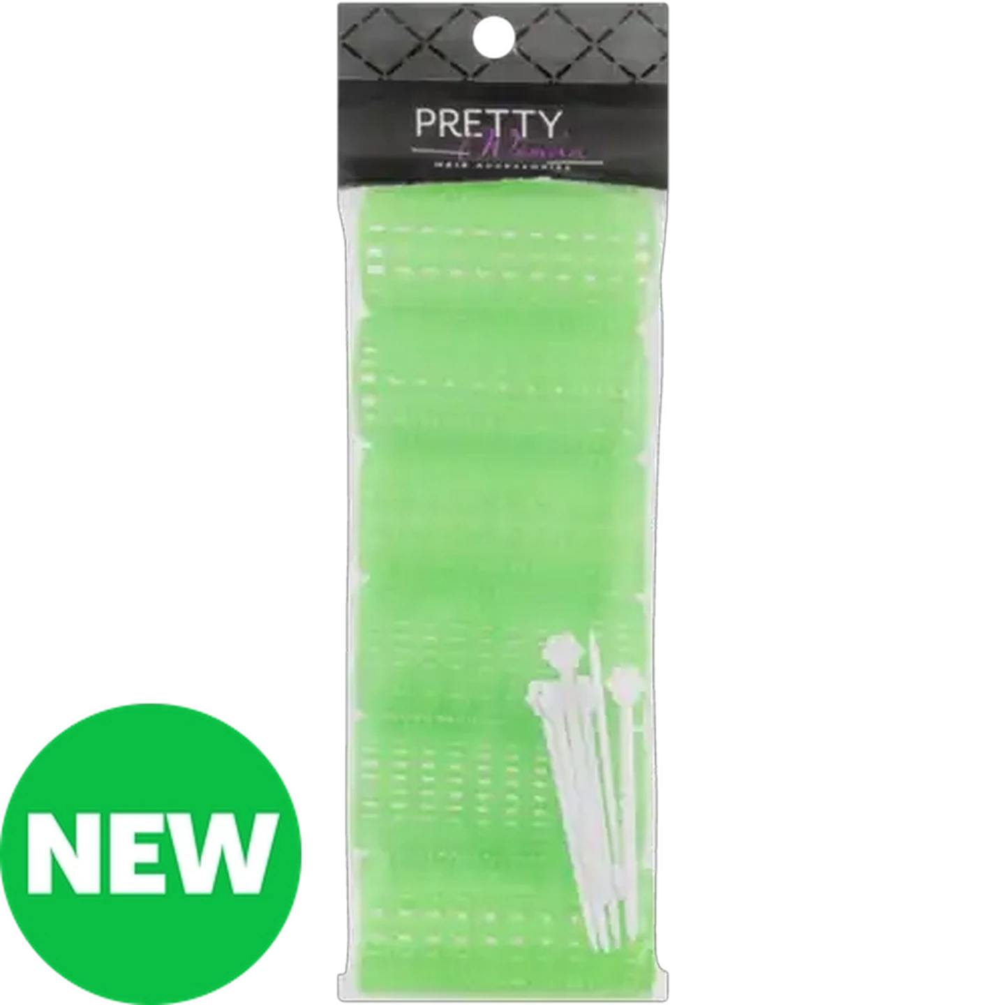 Image of Pretty Woman Green Hair Curlers 6 Piece
