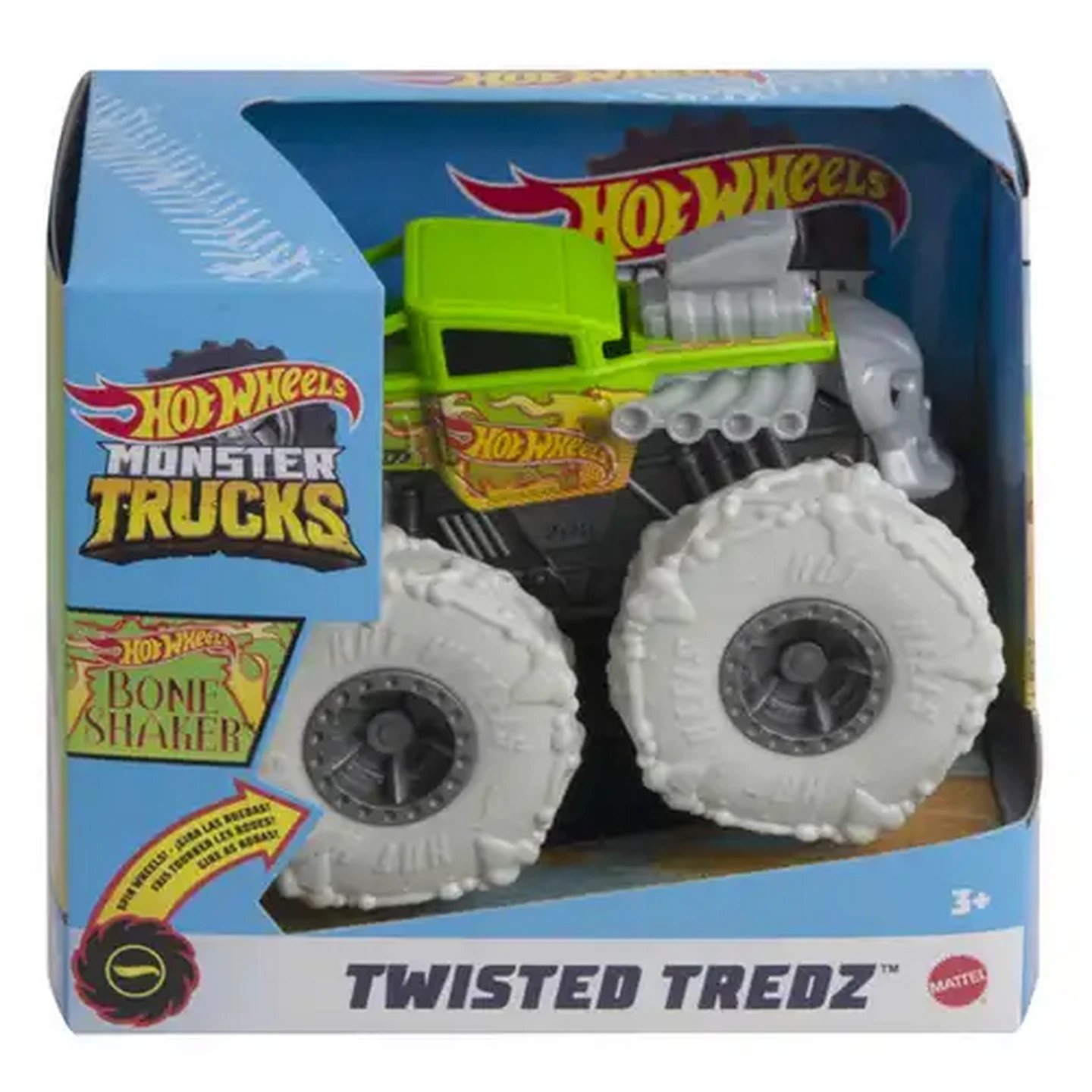 Image of Hot Wheels Monster Trucks Twisted Tredz Vehicle (Type May Vary)