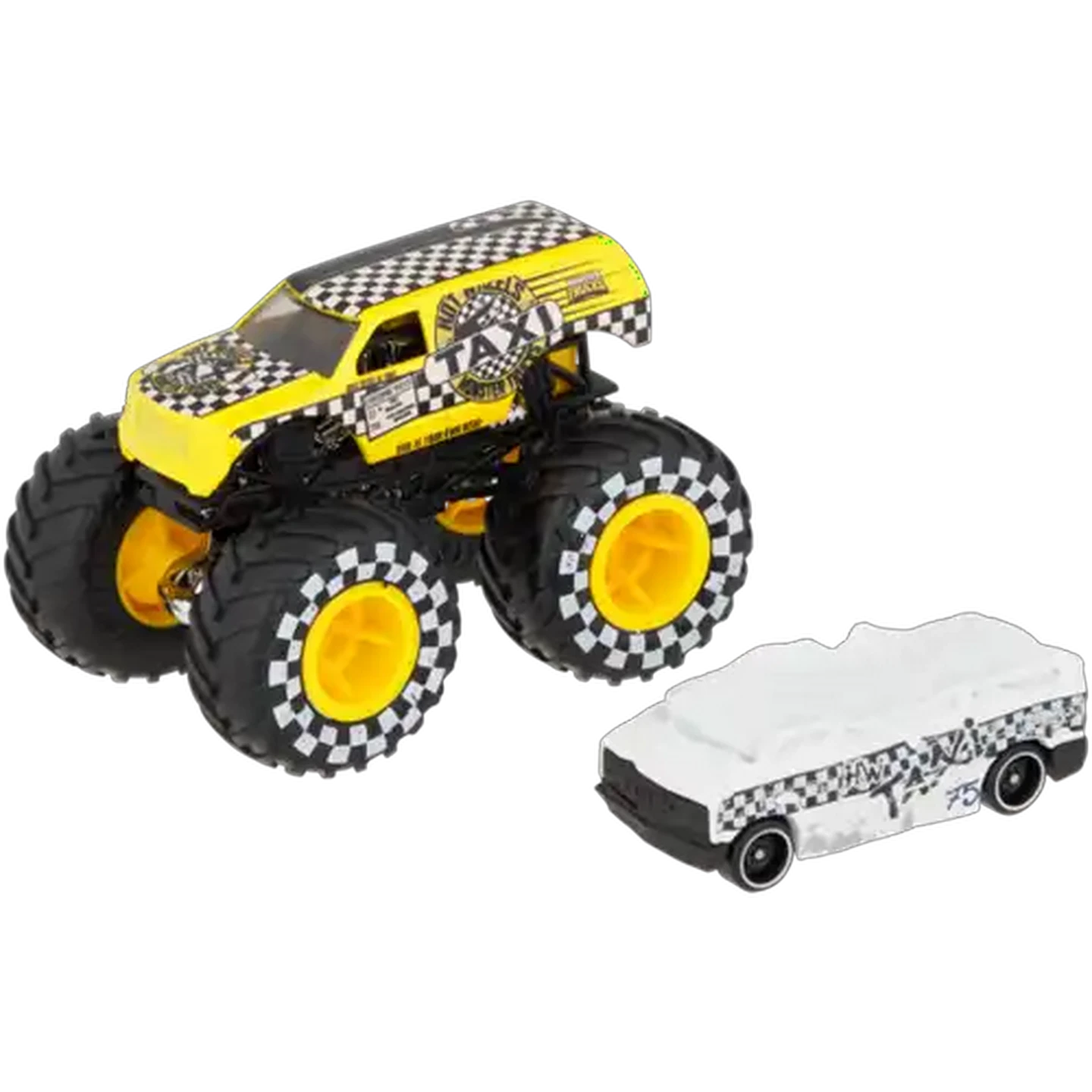 Image of Hot Wheels Die-Cast Monster Trucks Set 2-Piece (Type May Vary)