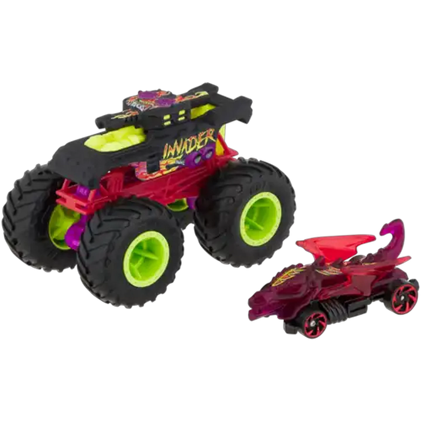 Image of Hot Wheels Die-Cast Monster Trucks Set 2-Piece (Type May Vary)
