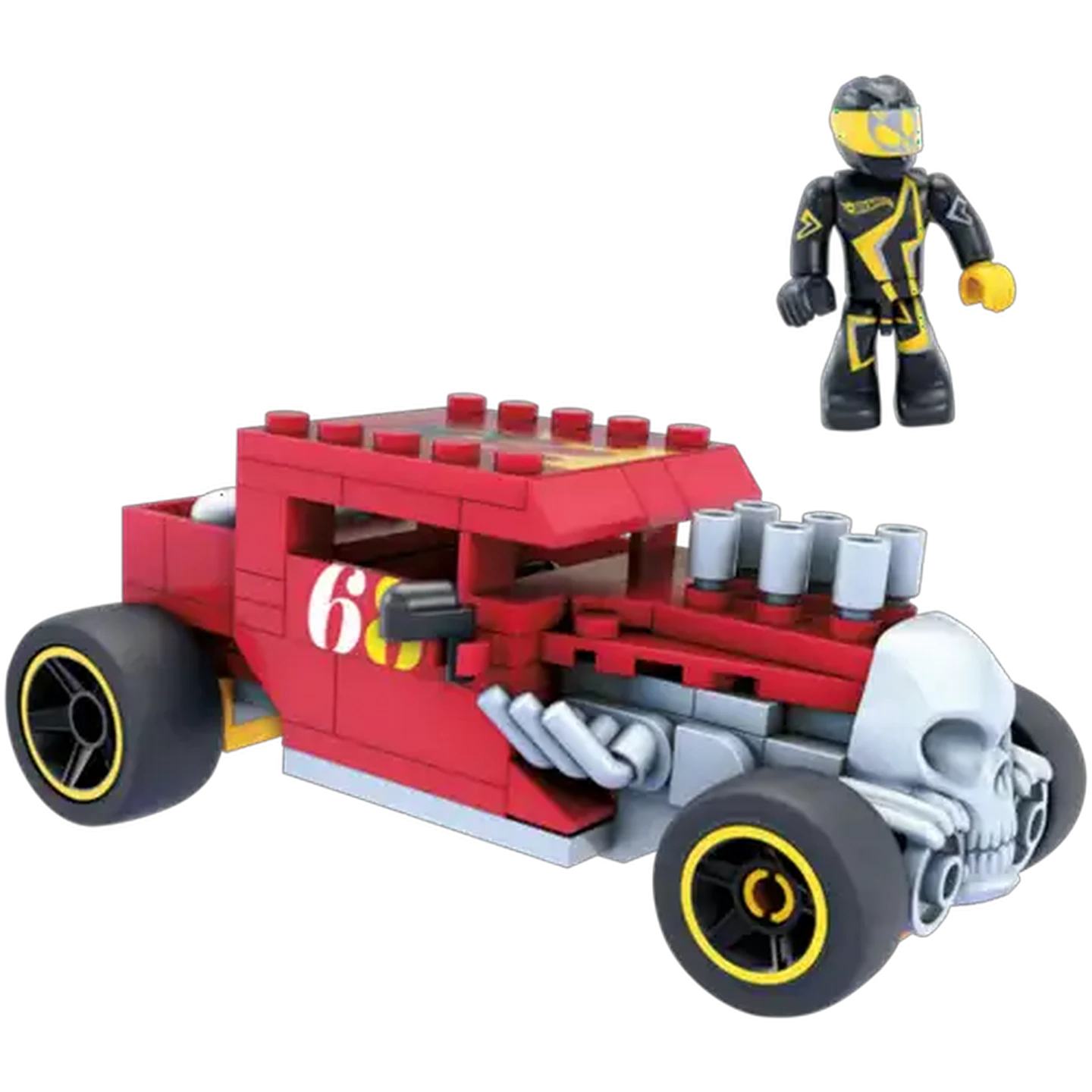 Image of Mega Construx Hot Wheels Bone Shaker Toy Car 118 Piece
