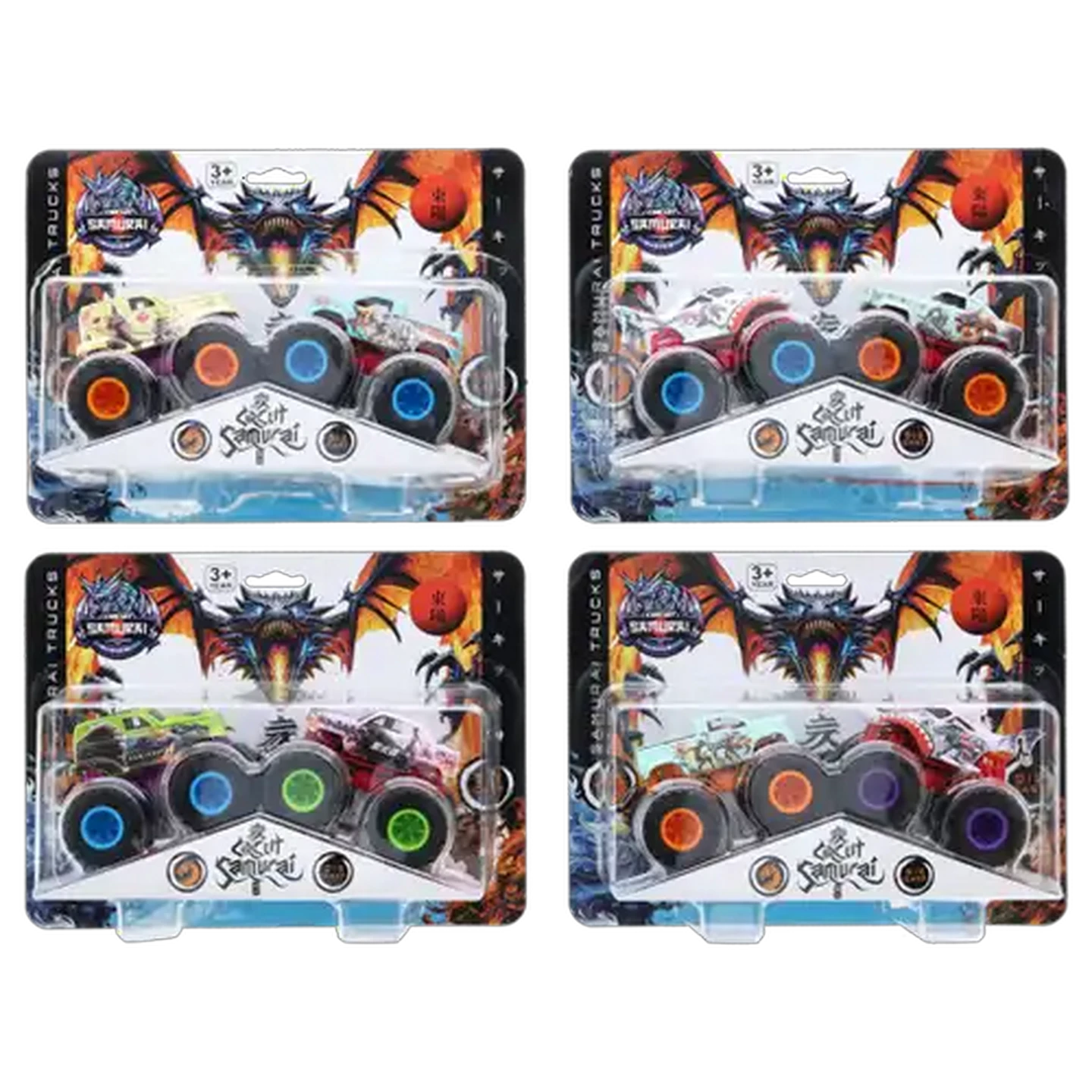 Image of Circuit Samurai Die Cast Truck 2-Pack (Design May Vary)