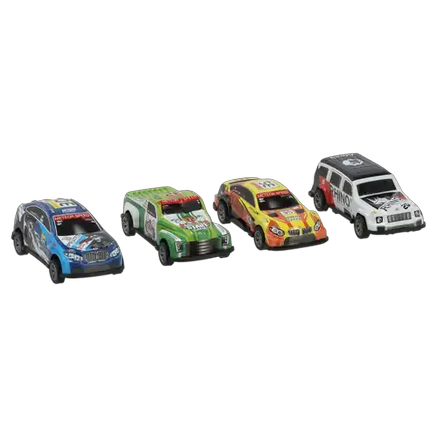 Image of Wheelers Model Car Die Cast Series Off Road Racing Cars 8-Pack (Design May Vary)