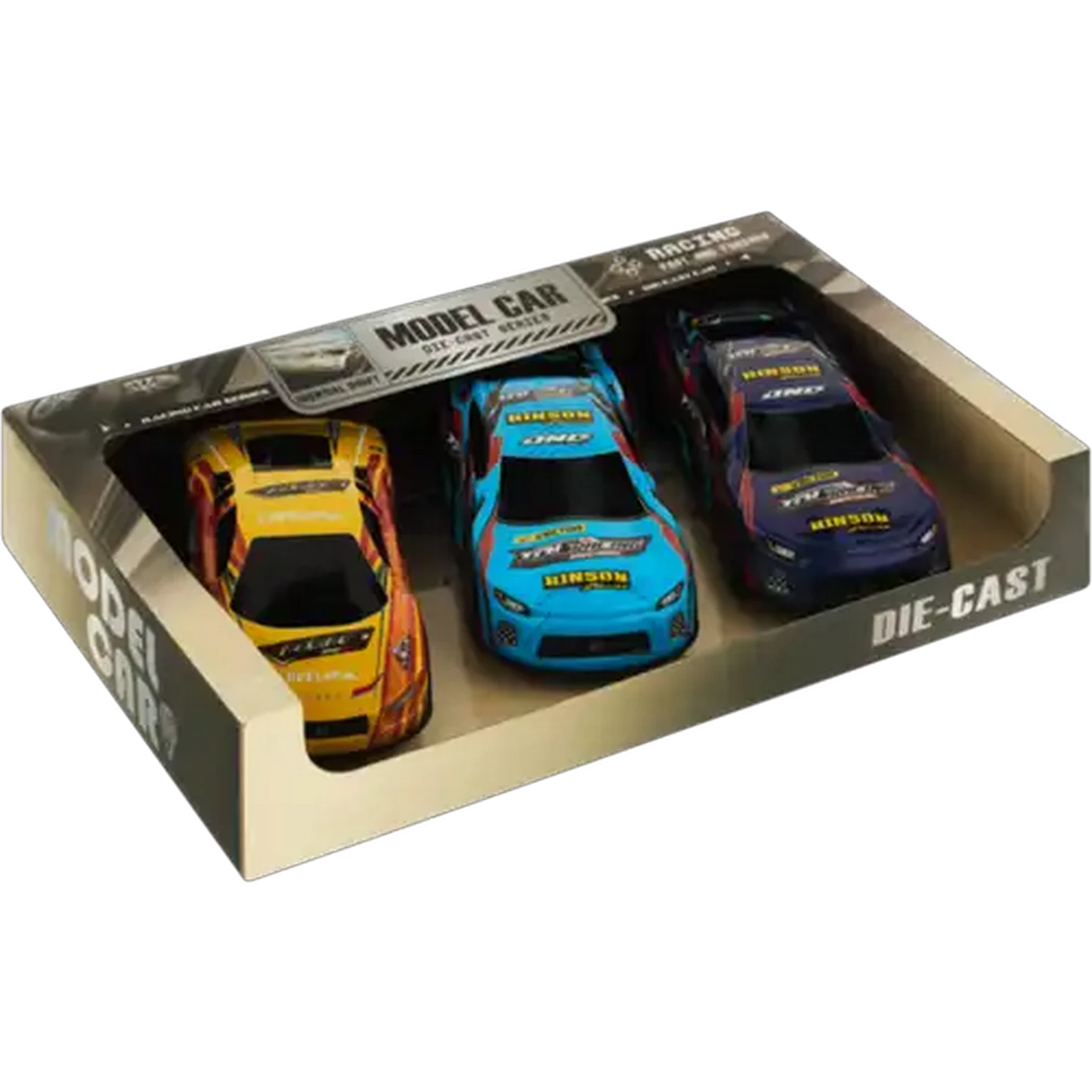 Image of Die Cast Stunt Drifter Car Set 3-Pack (Design May Vary)
