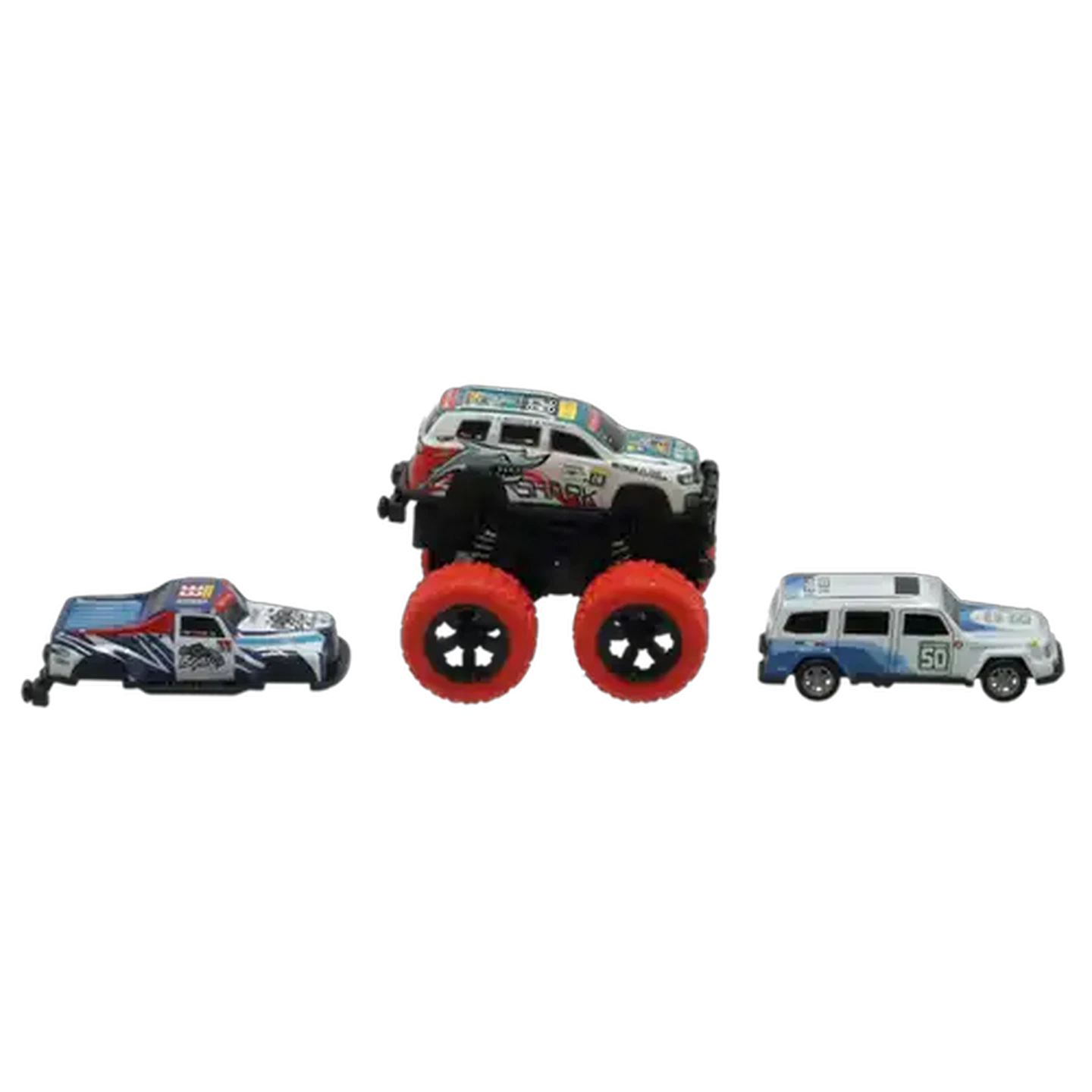 Image of Wheelers Model Car Die Cast Series Off Road Car Set 3-Pack