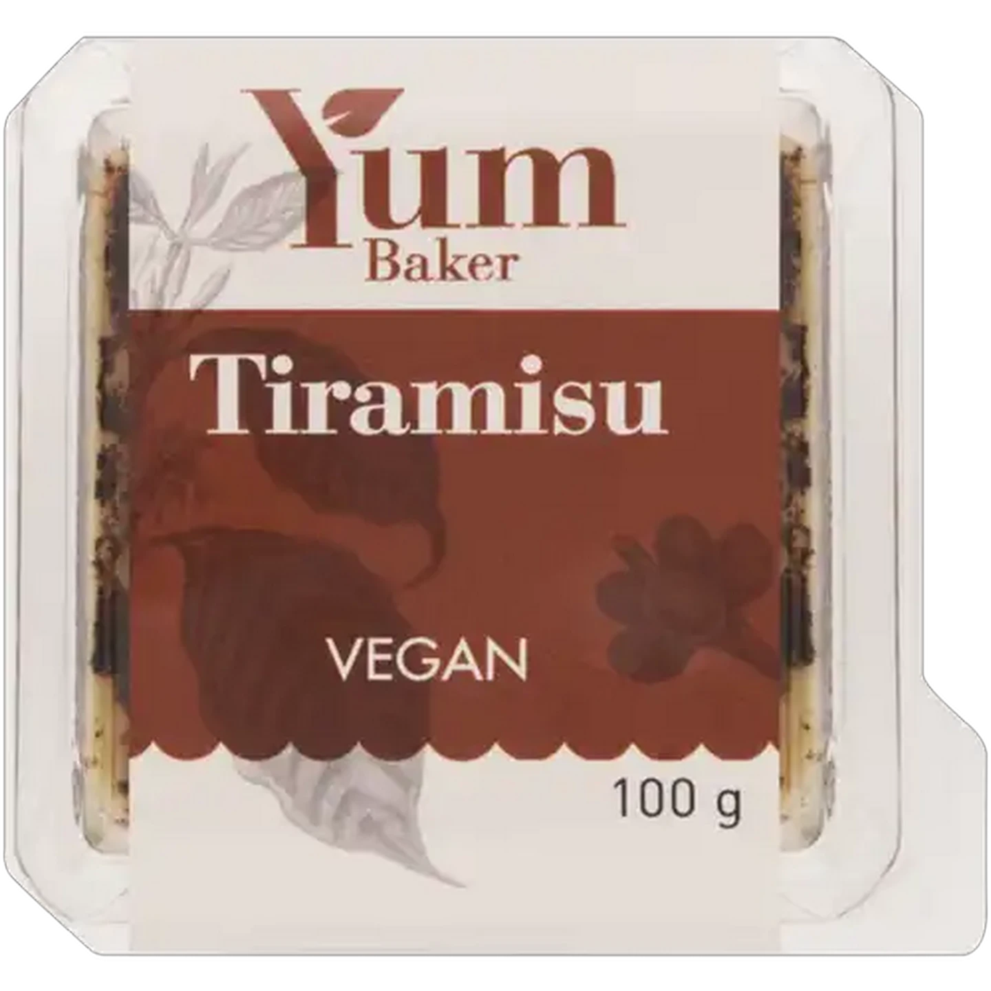 Image of Yum Baker Vegan Tiramisu Dessert 100g