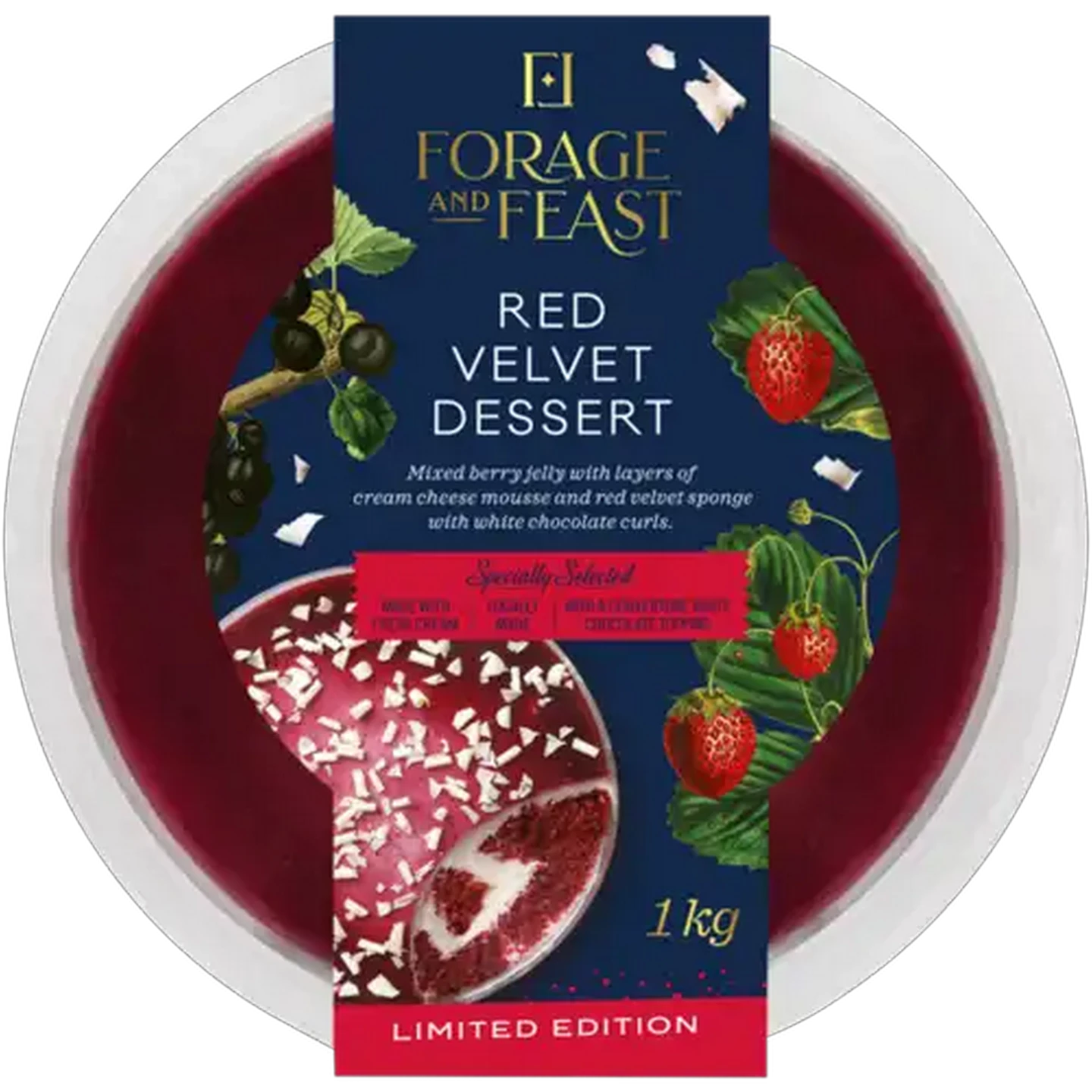 Image of Forage And Feast Limited Edition Red Velvet Dessert 1kg