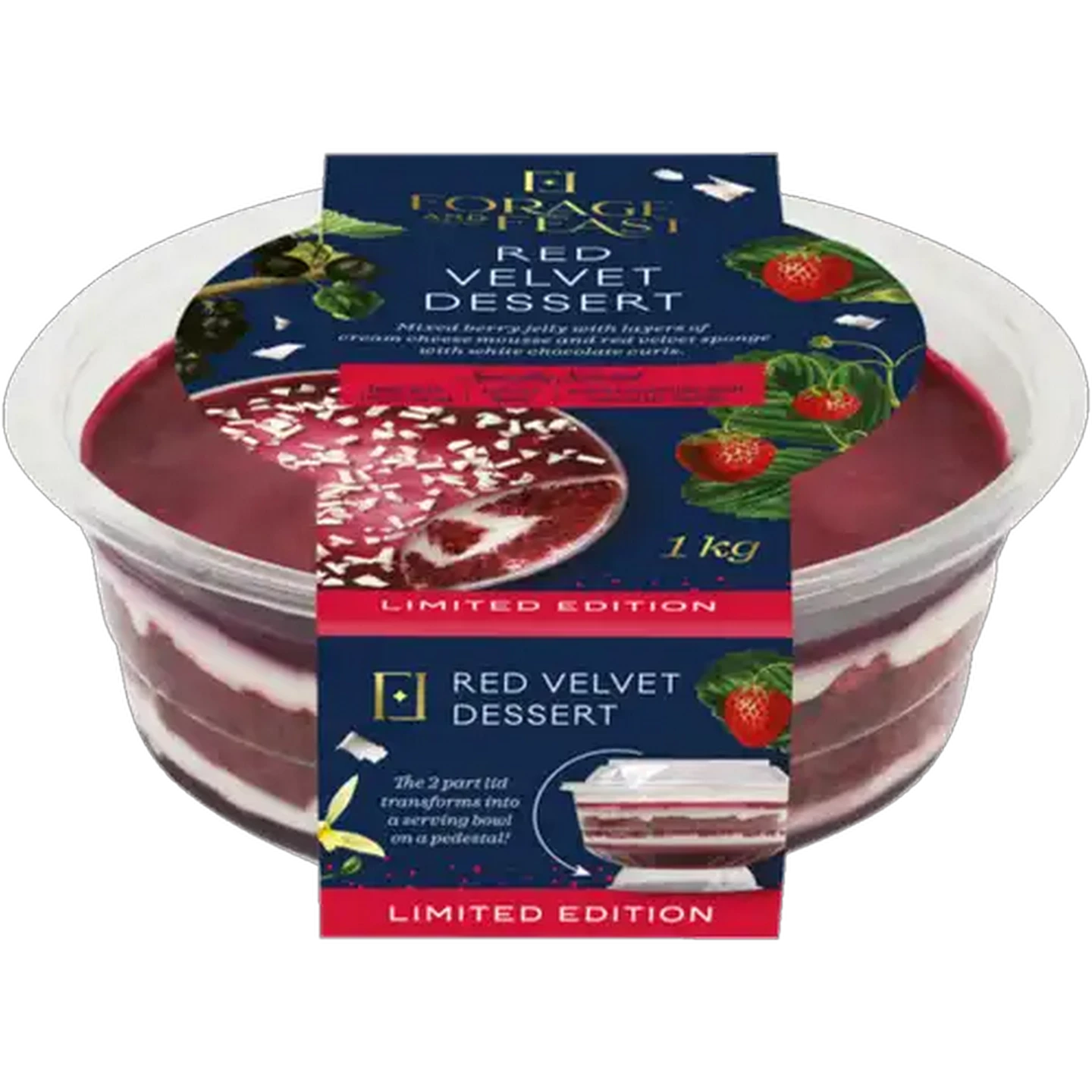 Image of Forage And Feast Limited Edition Red Velvet Dessert 1kg