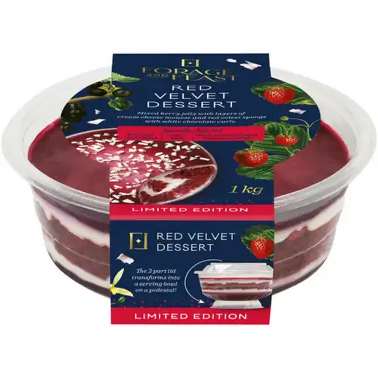 Image of Forage And Feast Limited Edition Red Velvet Dessert 1kg