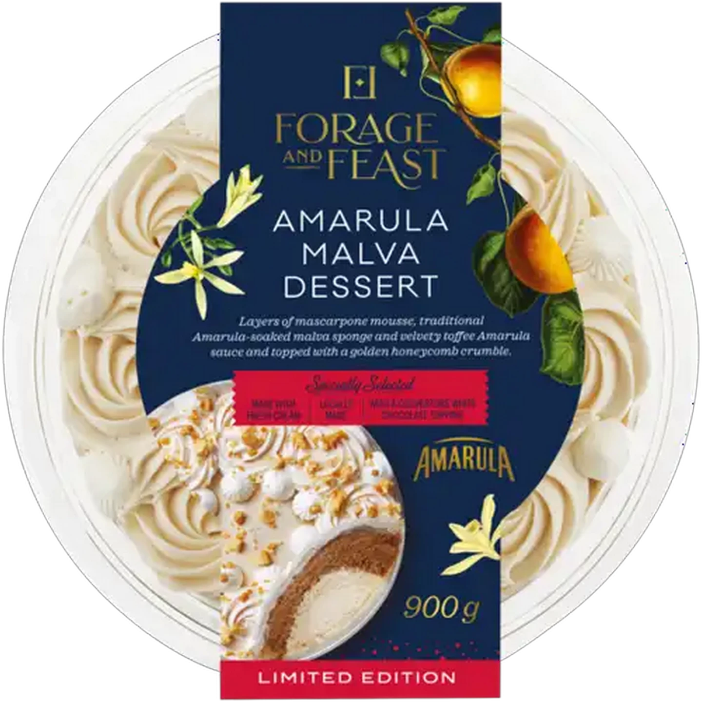 Image of Forage And Feast Limited Edition Amarula Malva Dessert 900g