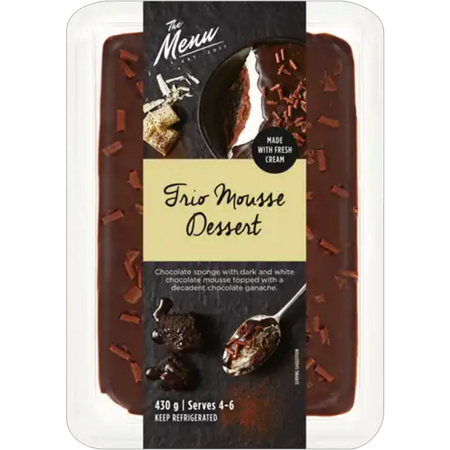 Image of The Menu Trio Mousse Dessert 430g