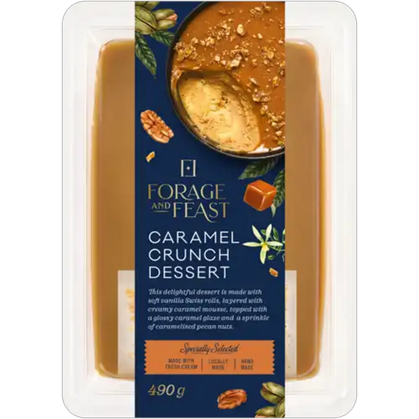 Image of Forage And Feast Caramel Crunch Dessert 490g