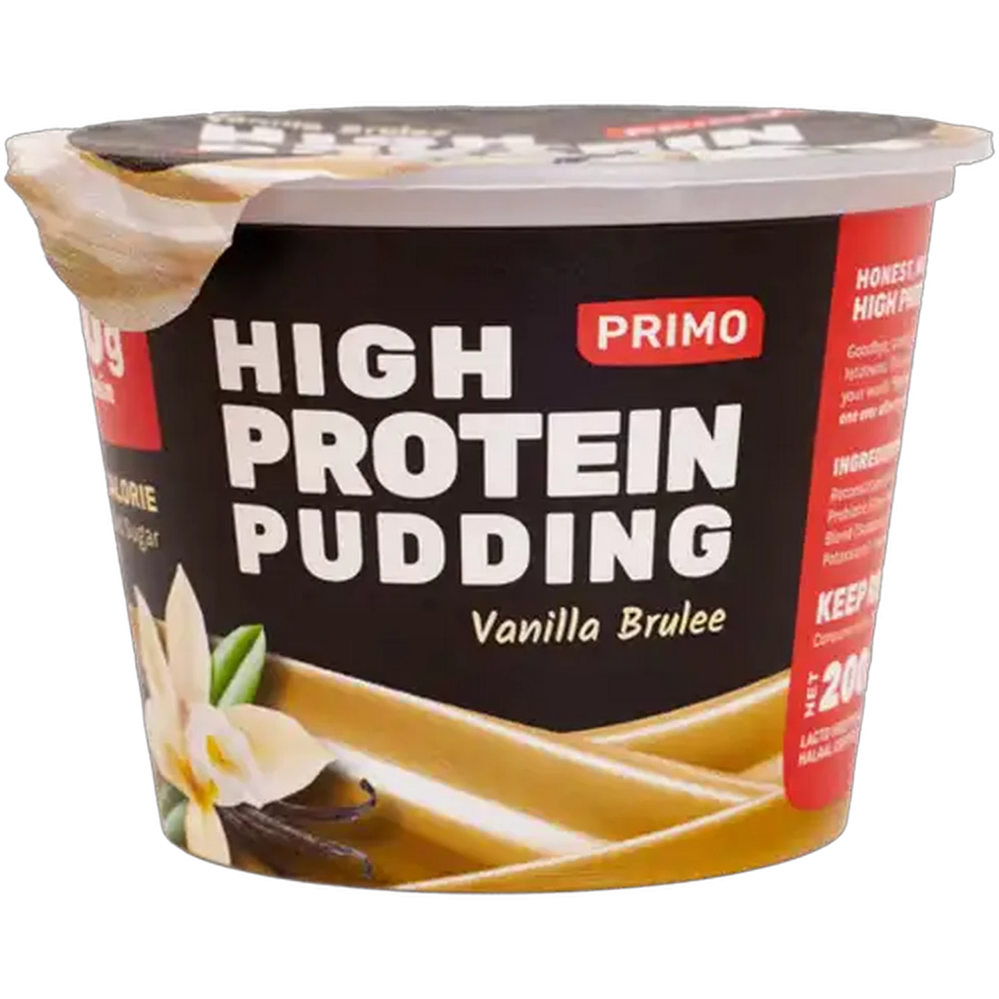 Image of Primo Vanilla Brulee High Protein Pudding 200g