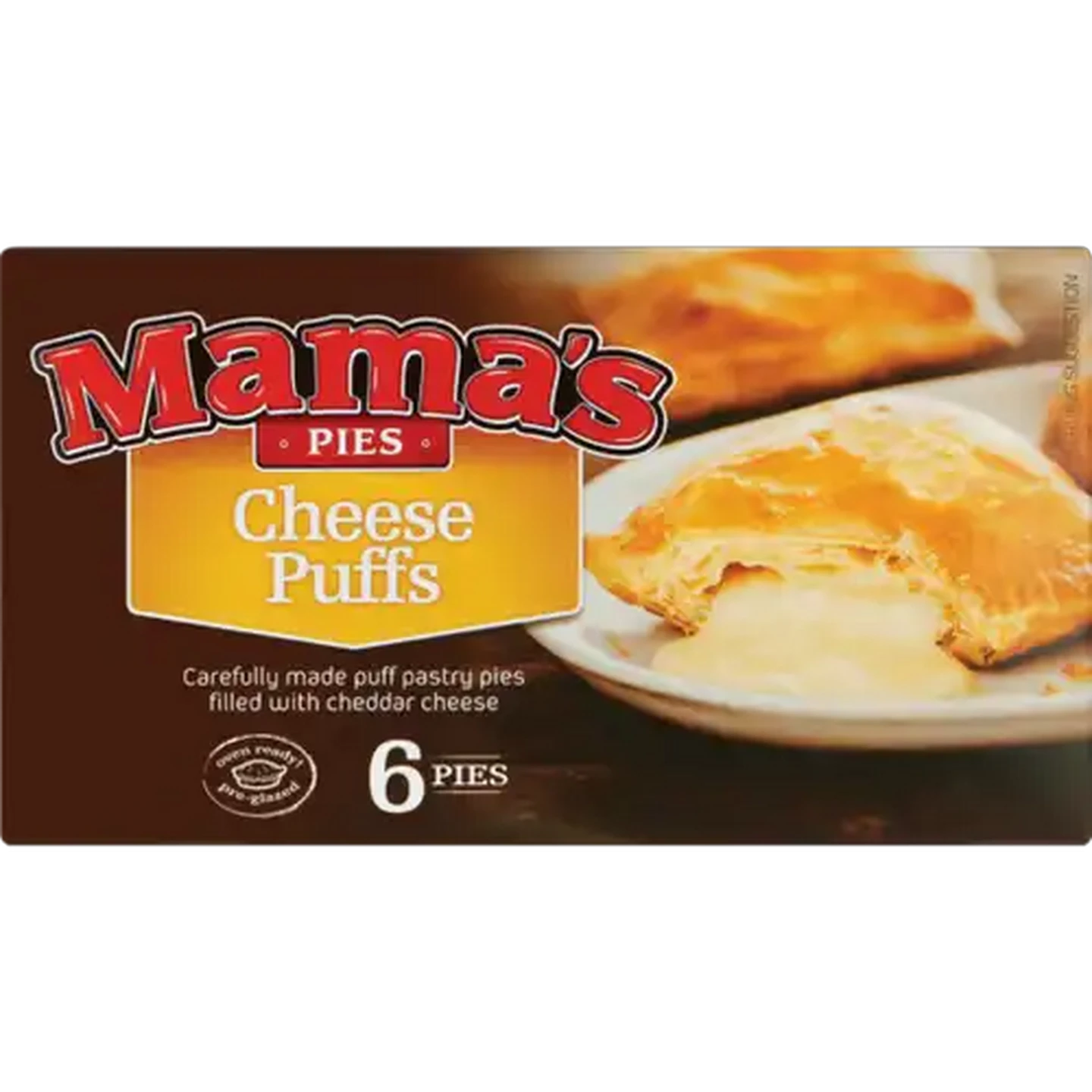 Image of Mama's Pies Frozen Cheese Puffs 6 Pack