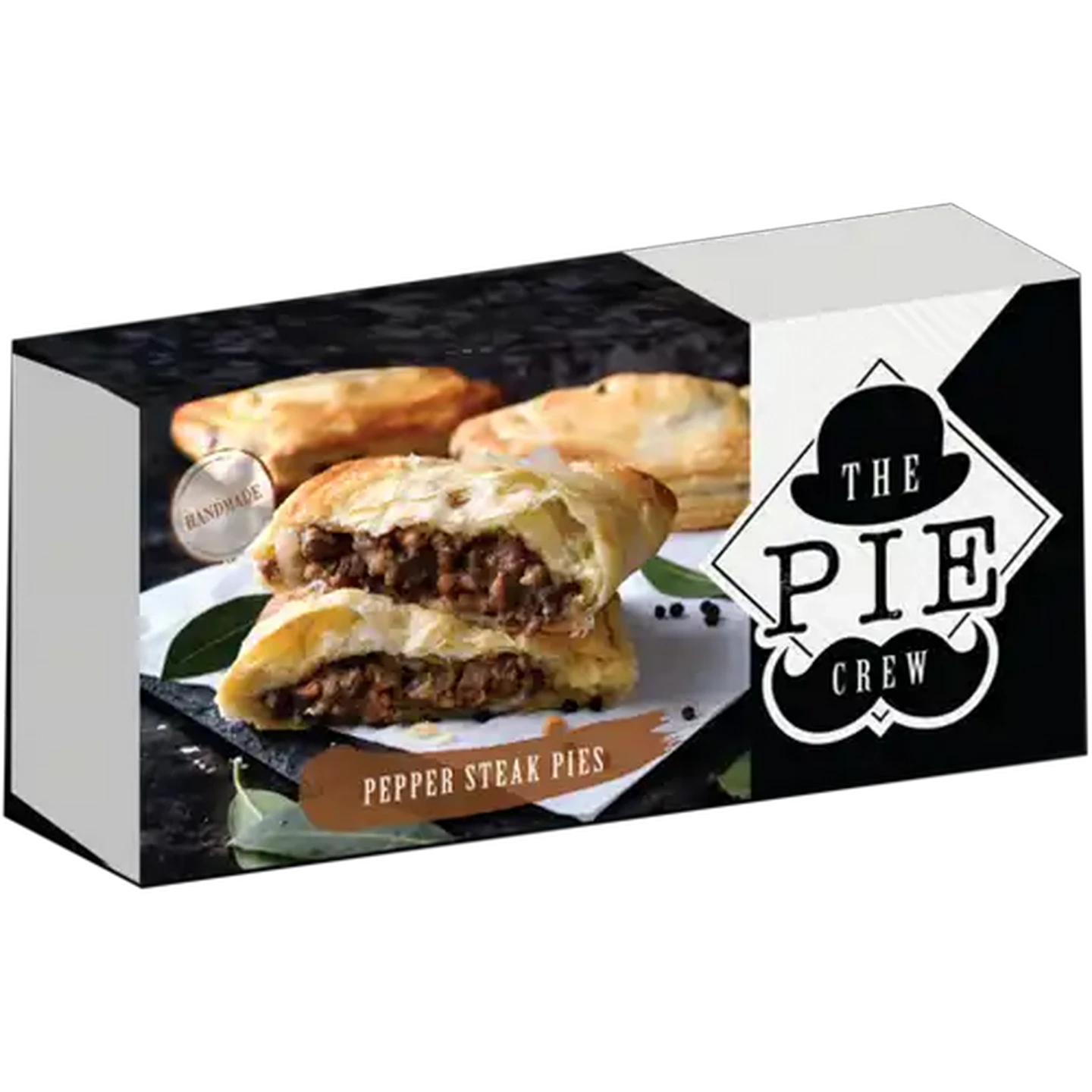 Image of The Pie Crew Frozen Pepper Steak Pies 4 Pack