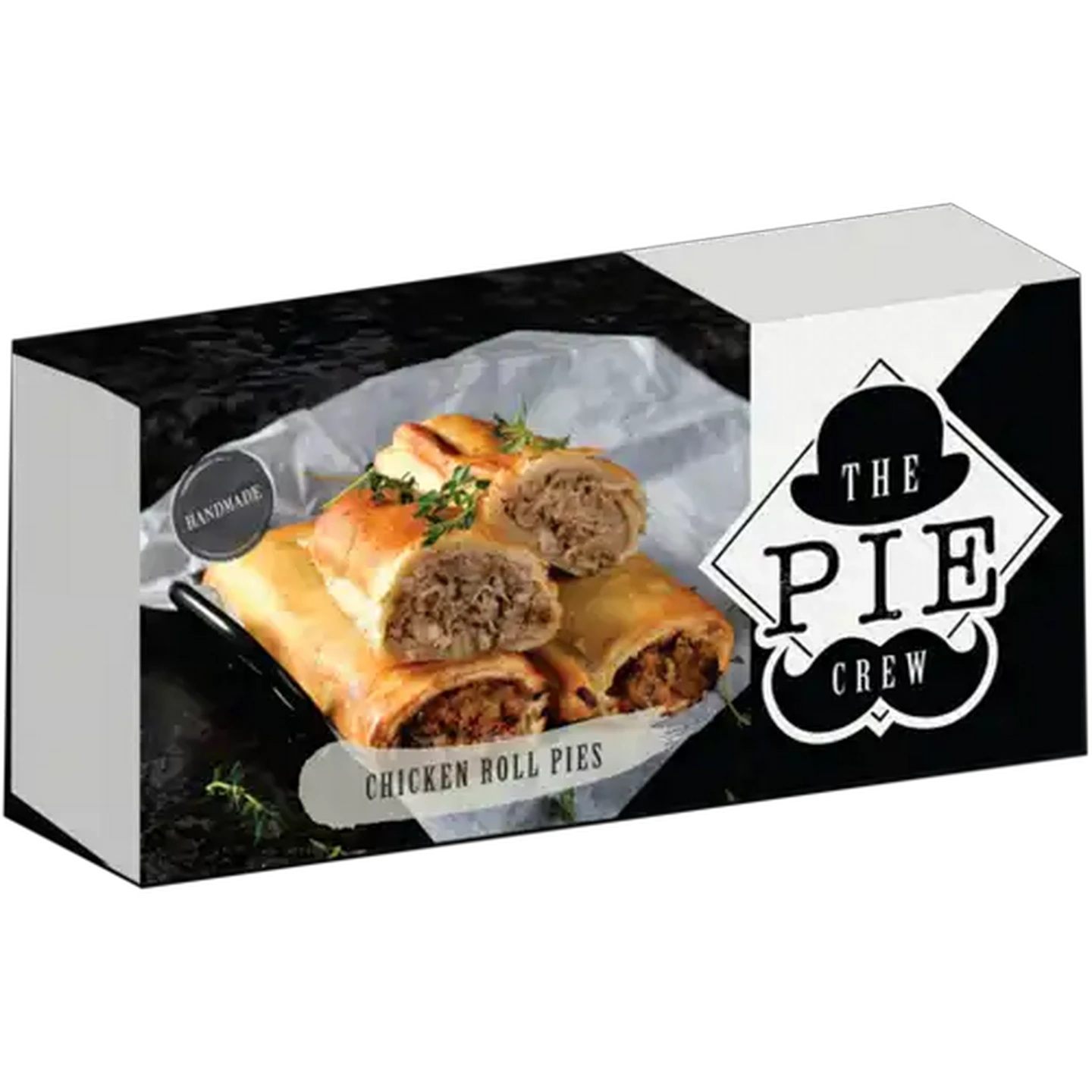 Image of The Pie Crew Frozen Chicken Roll Pies 4 Pack