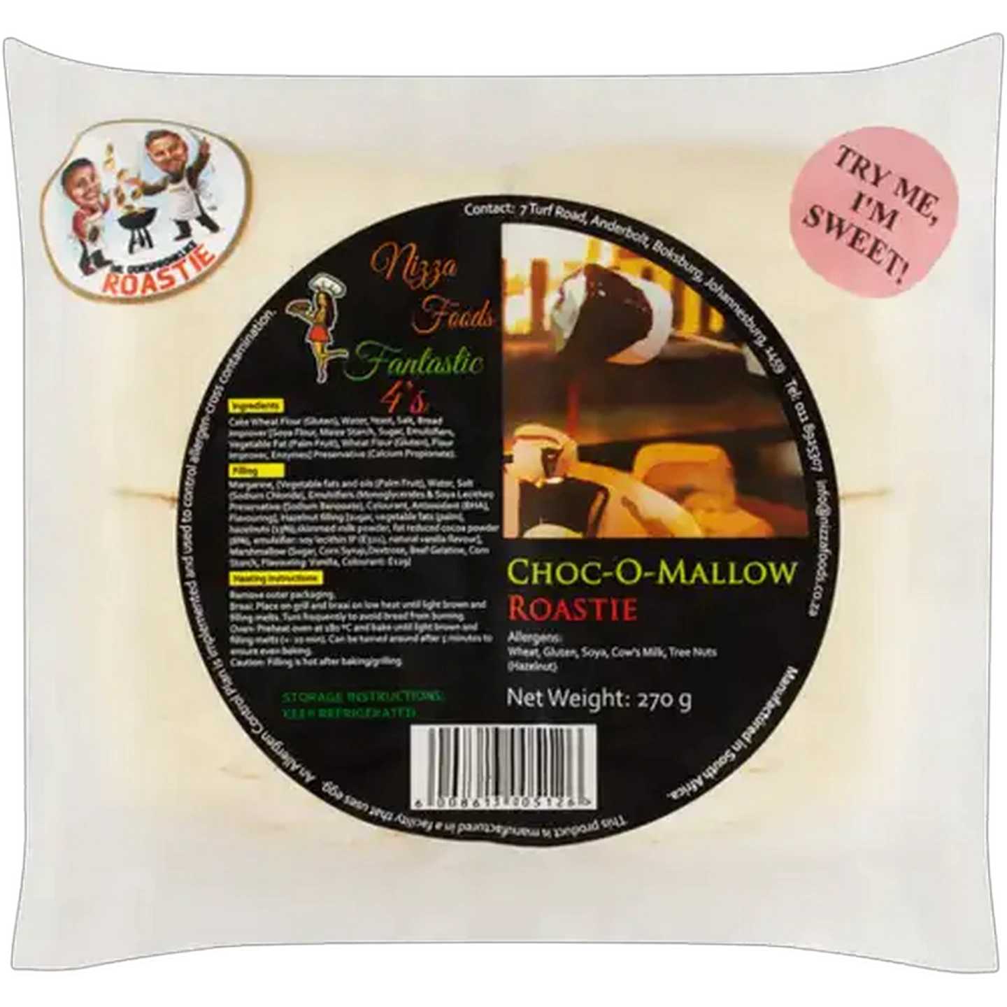 Image of Nizza Foods Frozen Choc-O-Mallow Roasties 270g