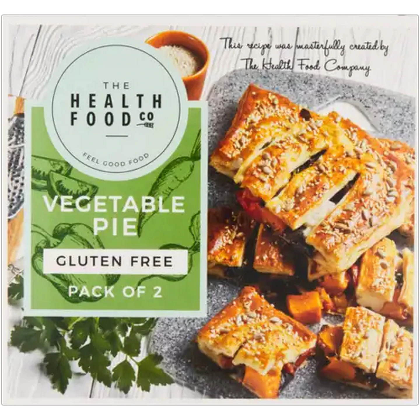 Image of The Health Food Company Frozen Gluten Free Vegetable Pies 2 x 150g