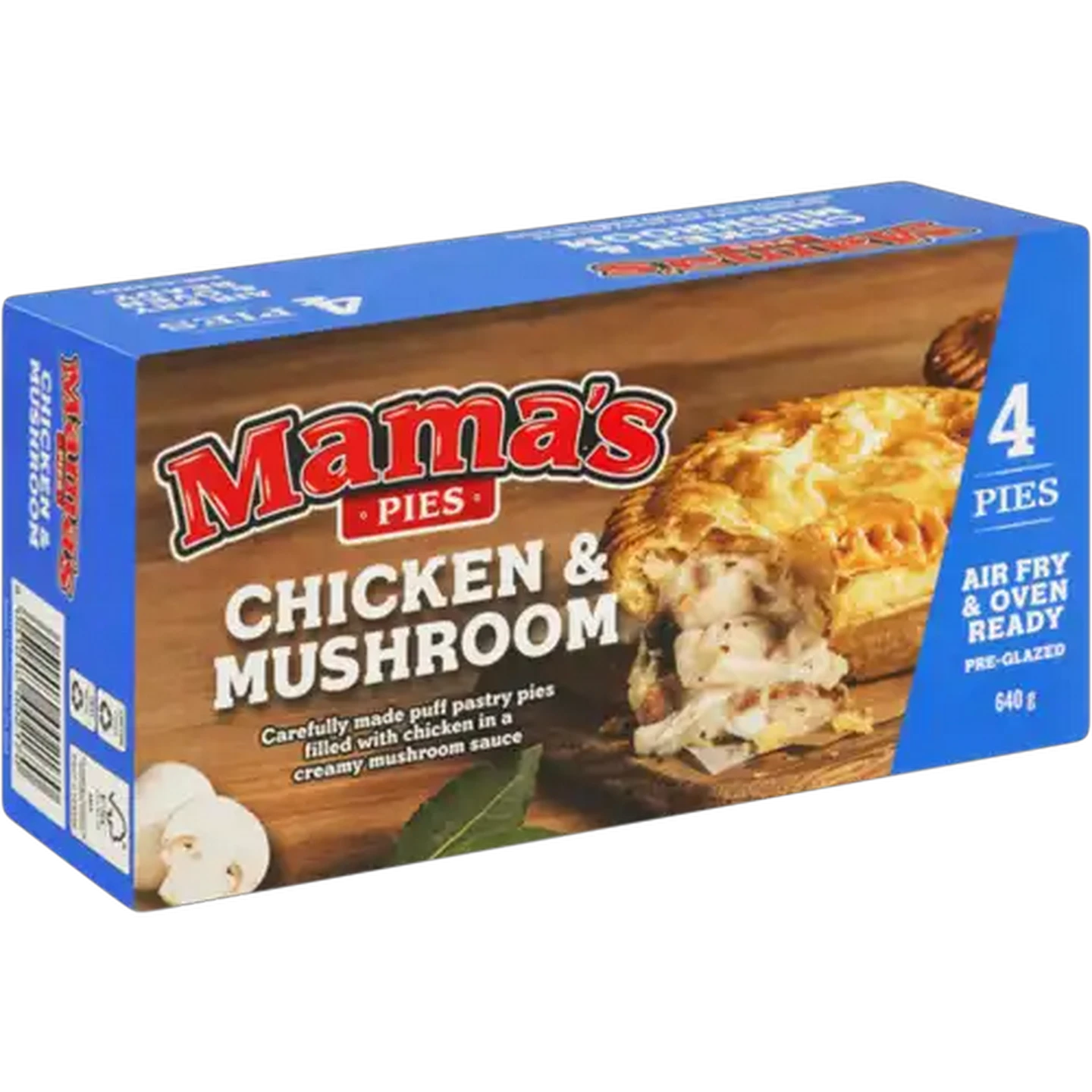 Image of Mama's Pies Frozen Chicken & Mushroom Pie 4 Pack