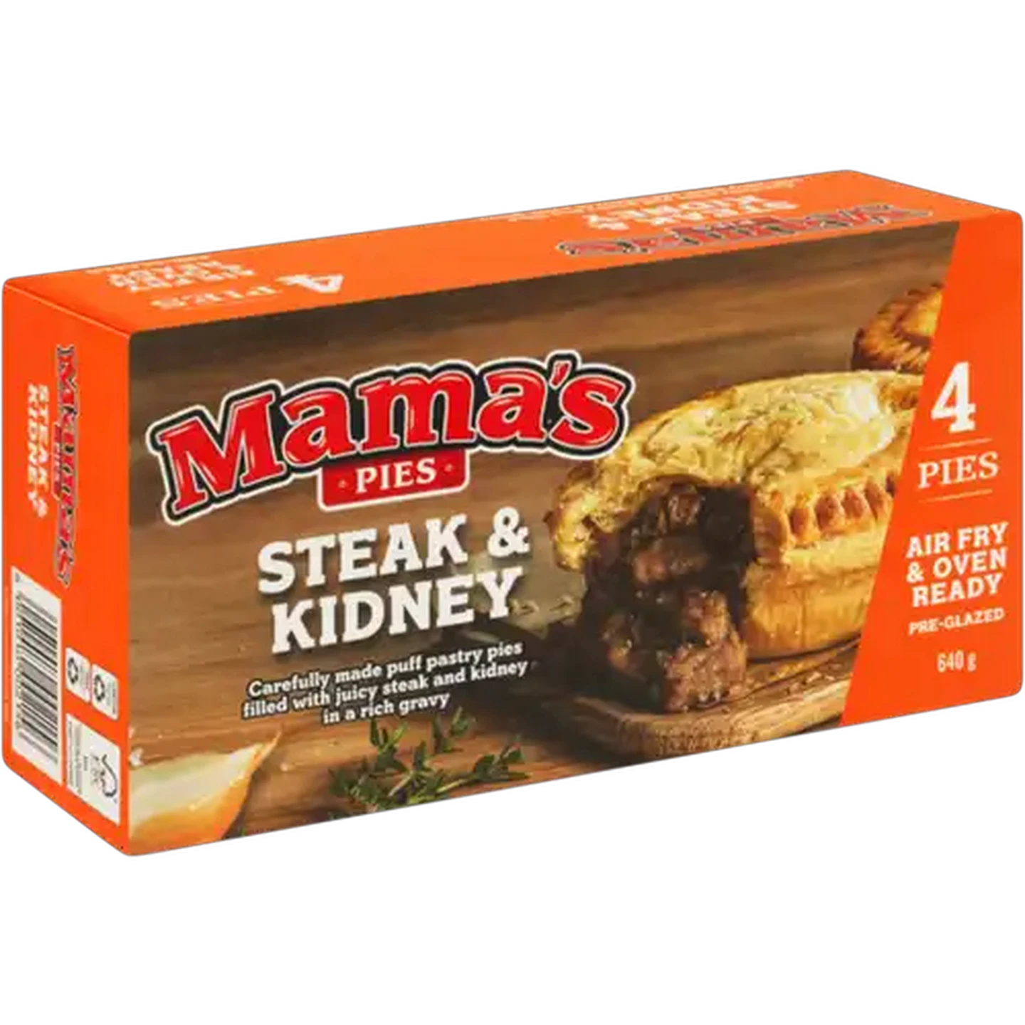 Image of Mama's Pies Frozen Steak & Kidney Pie 4-Pack